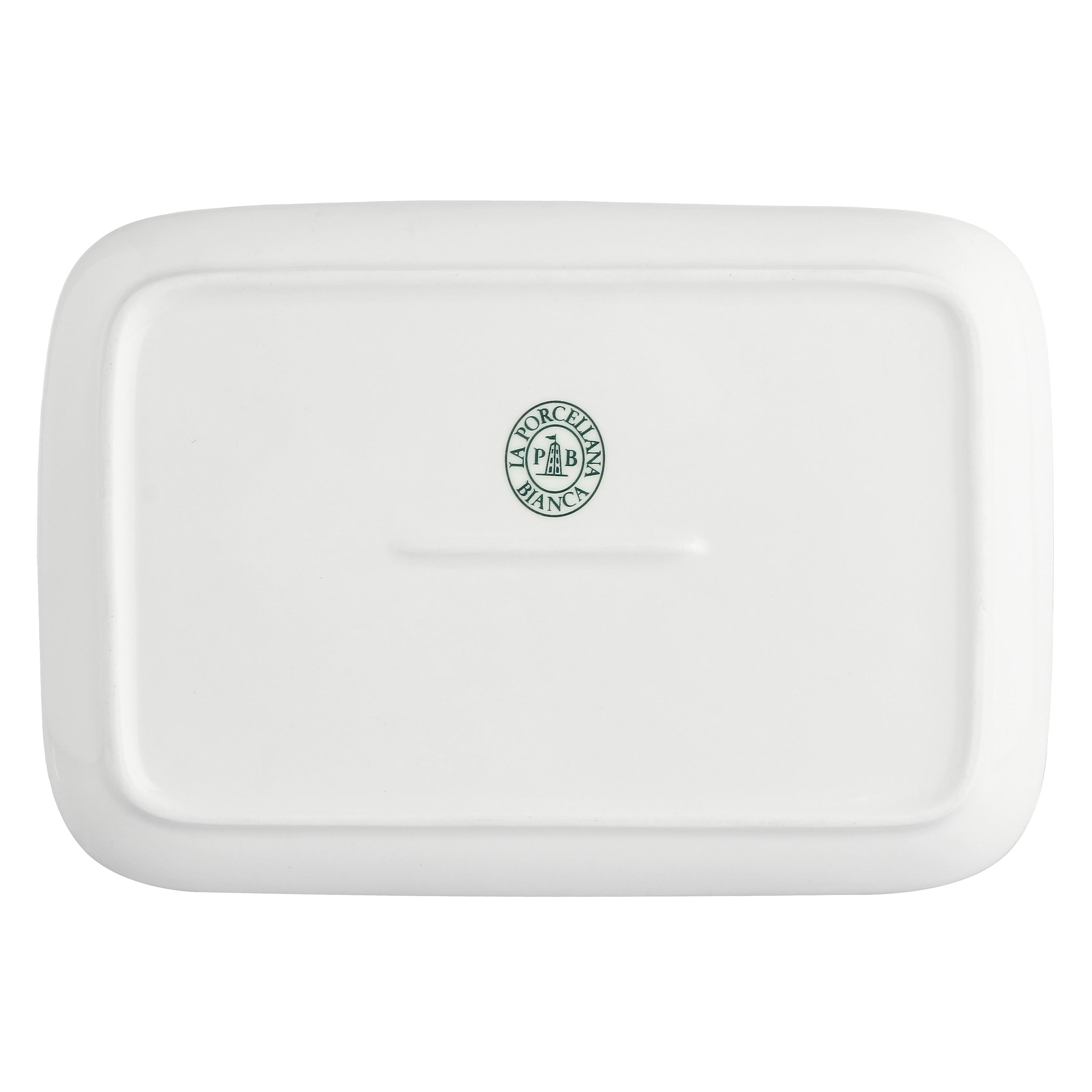 Set da 4, New Age Piatto Rettangolare, Essenziale - Bone China, 22x15x2,1 cm