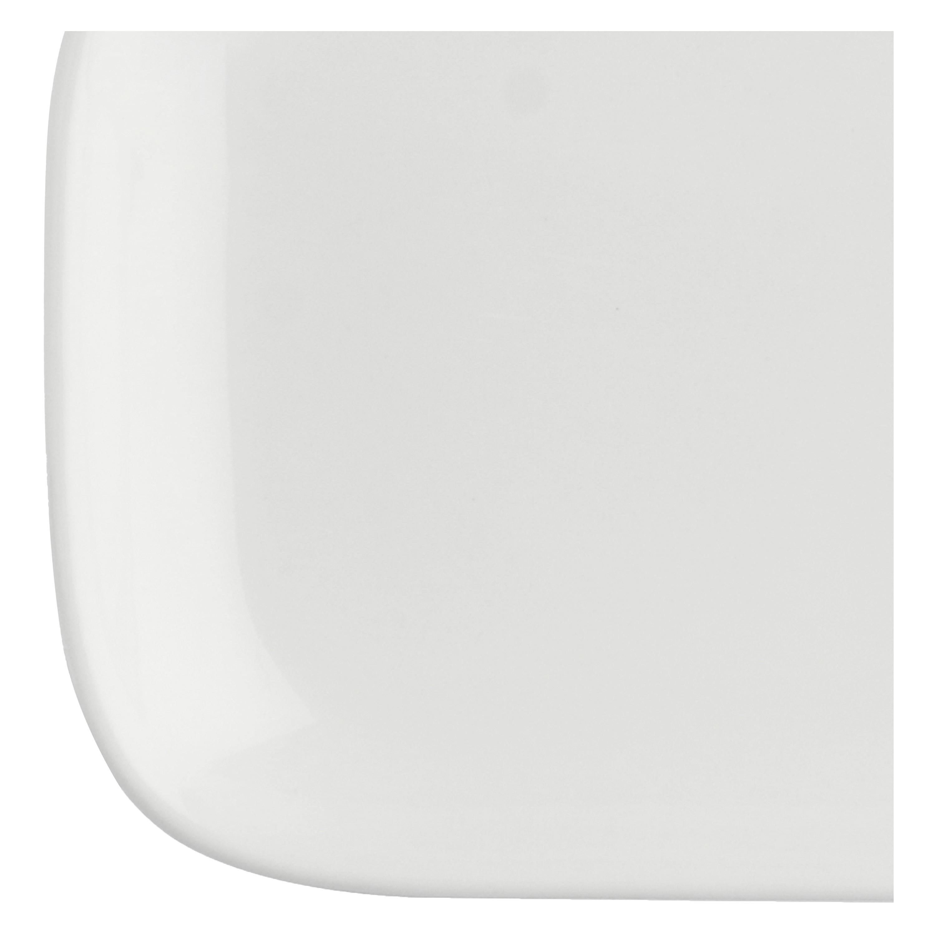 Set da 4, New Age Piatto Rettangolare, Essenziale - Bone China, 30x11x2,1 cm