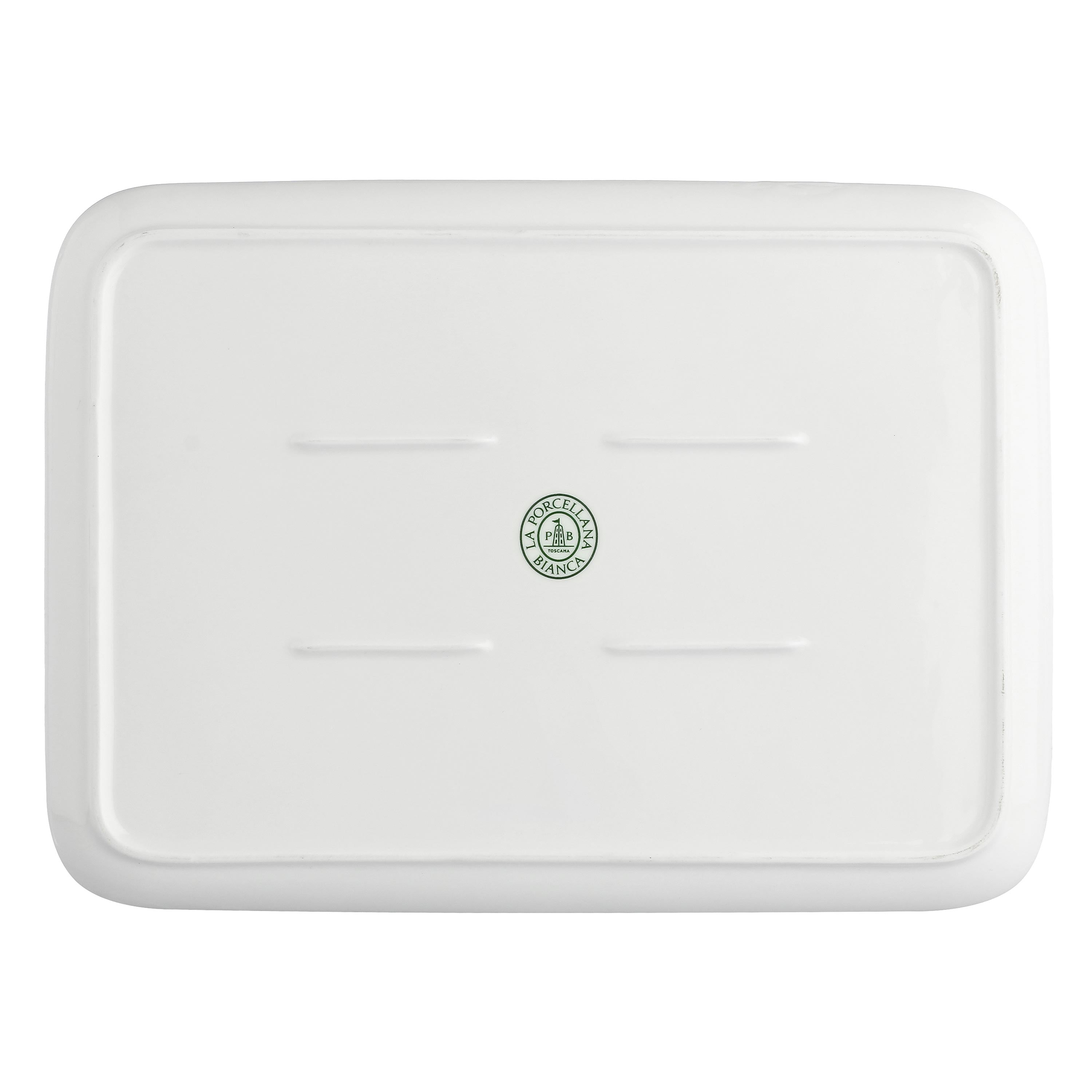 Set da 4, New Age Piatto Rettangolare, Essenziale - Bone China, 30x22x2,1 cm