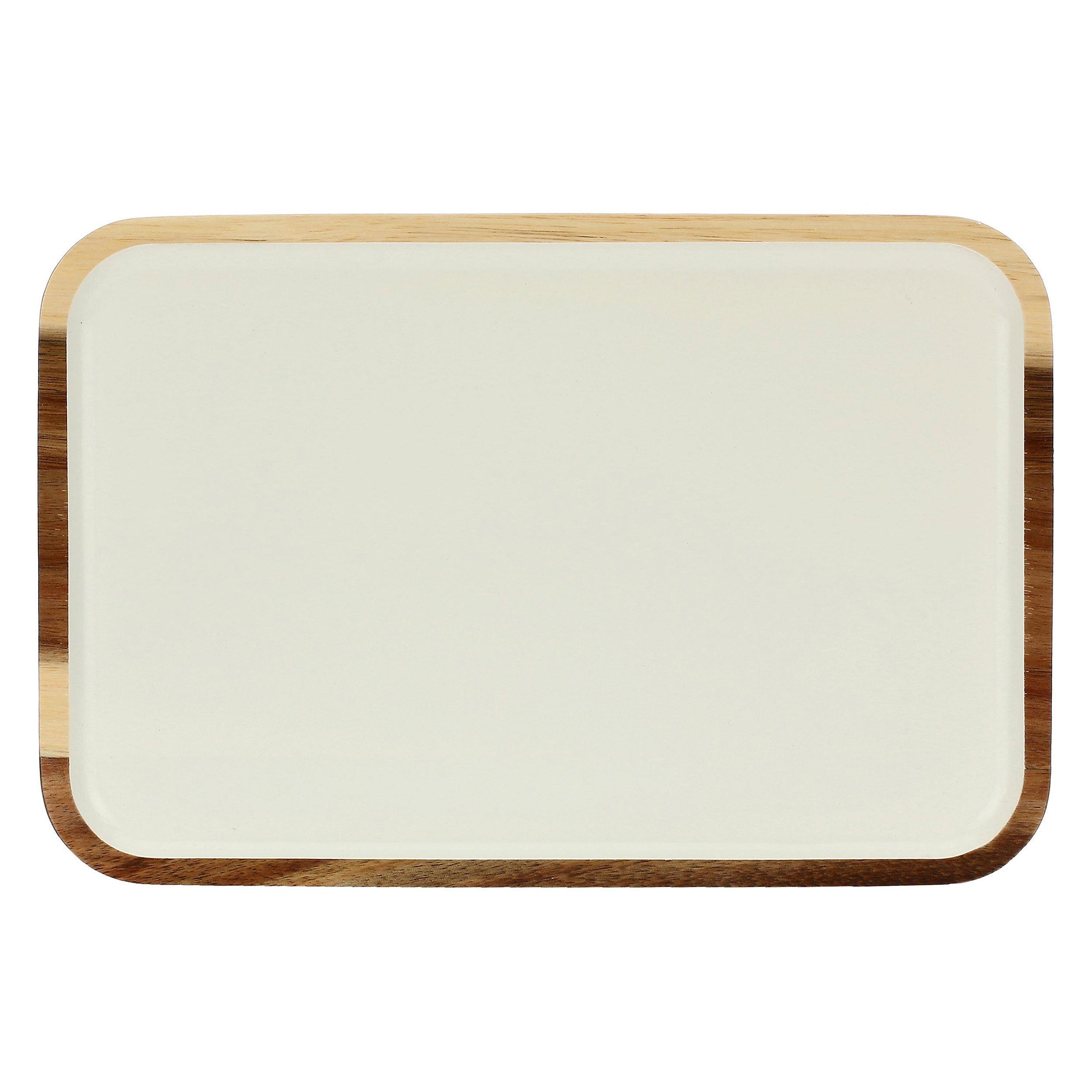 Vassoio Rettangolare, Libeccio - Legno smaltato, 30,5x20,3x1,9 cm