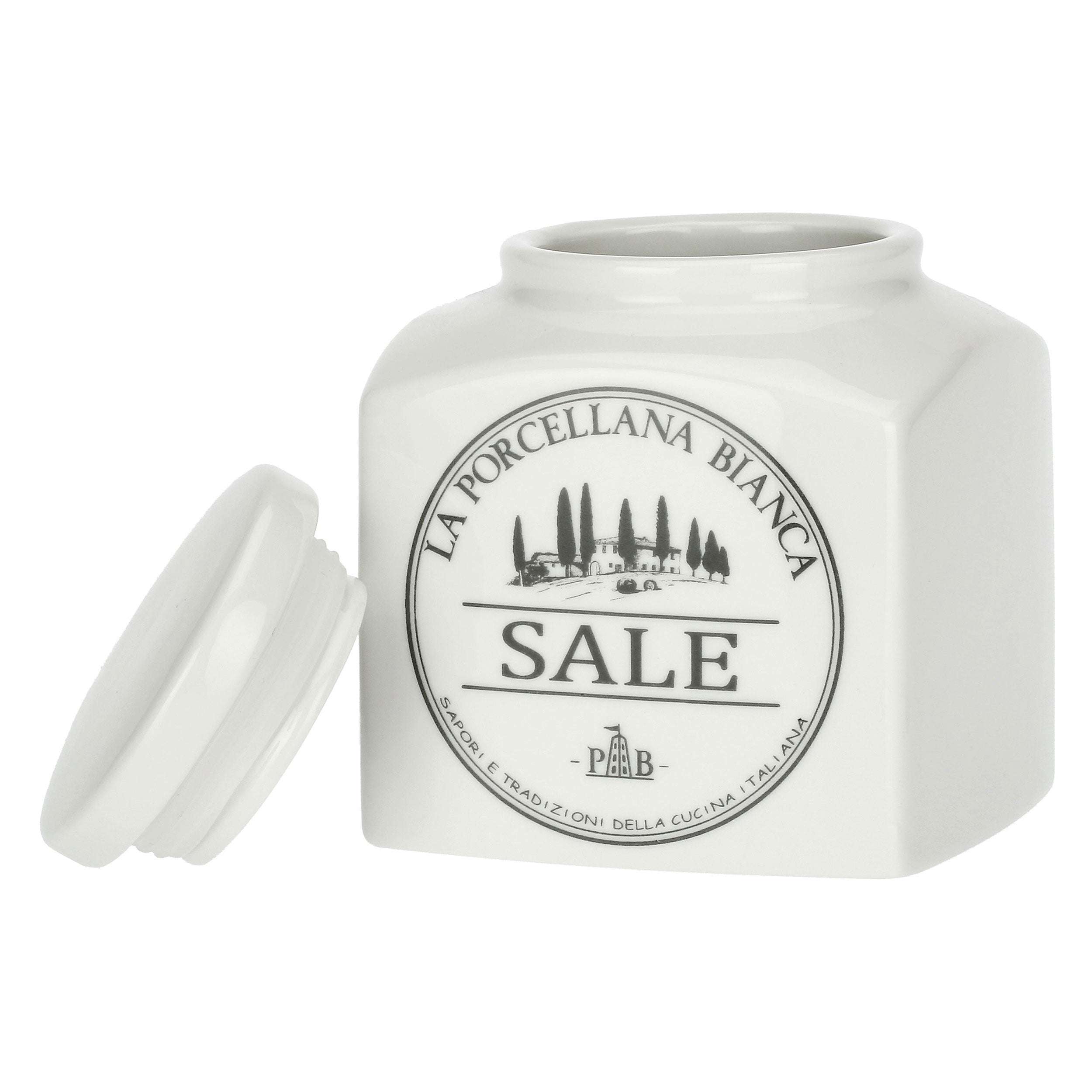 Barattolo Sale, Conserva - Porcellana, 0,5 L