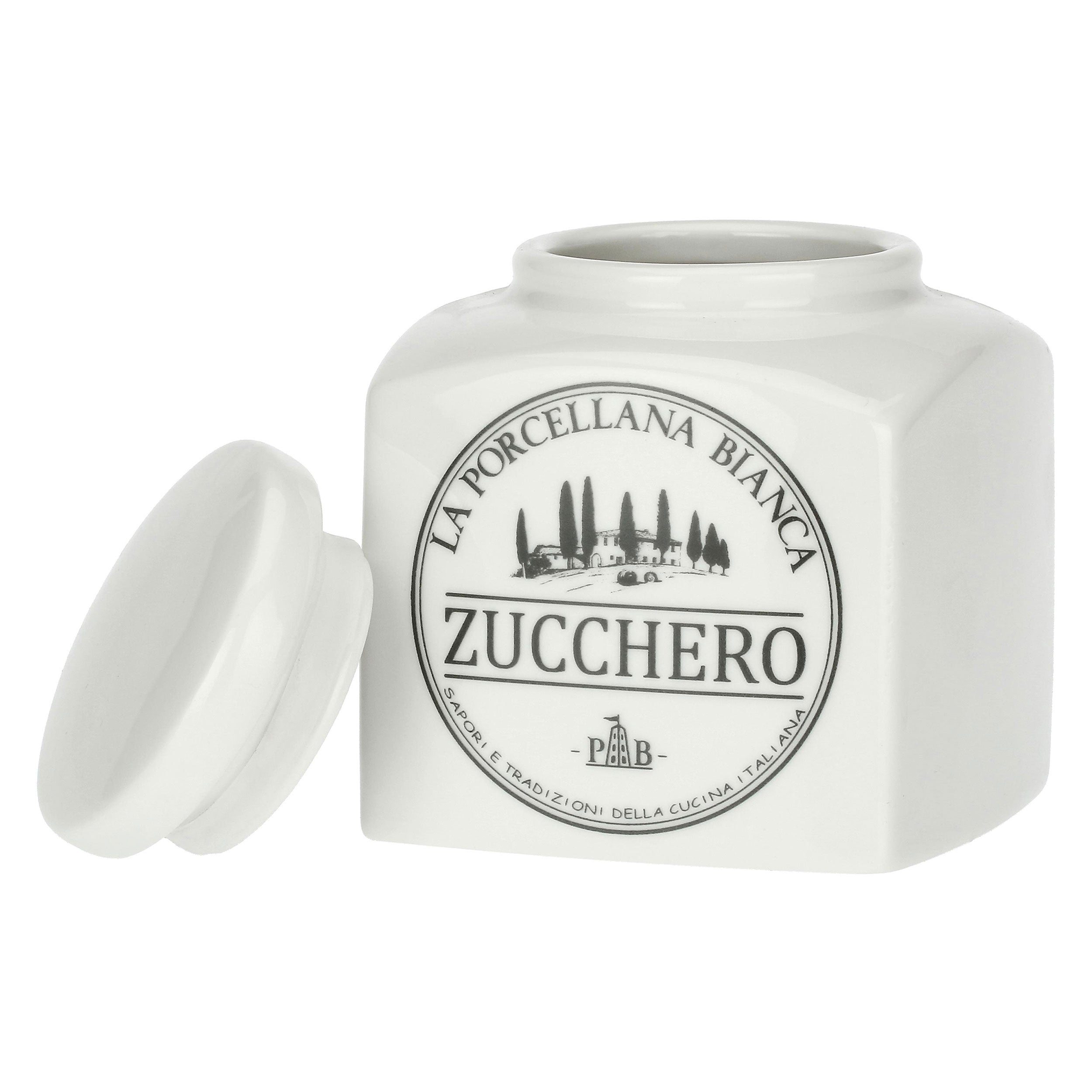 Barattolo Zucchero, Conserva - Porcellana, 0,5 L