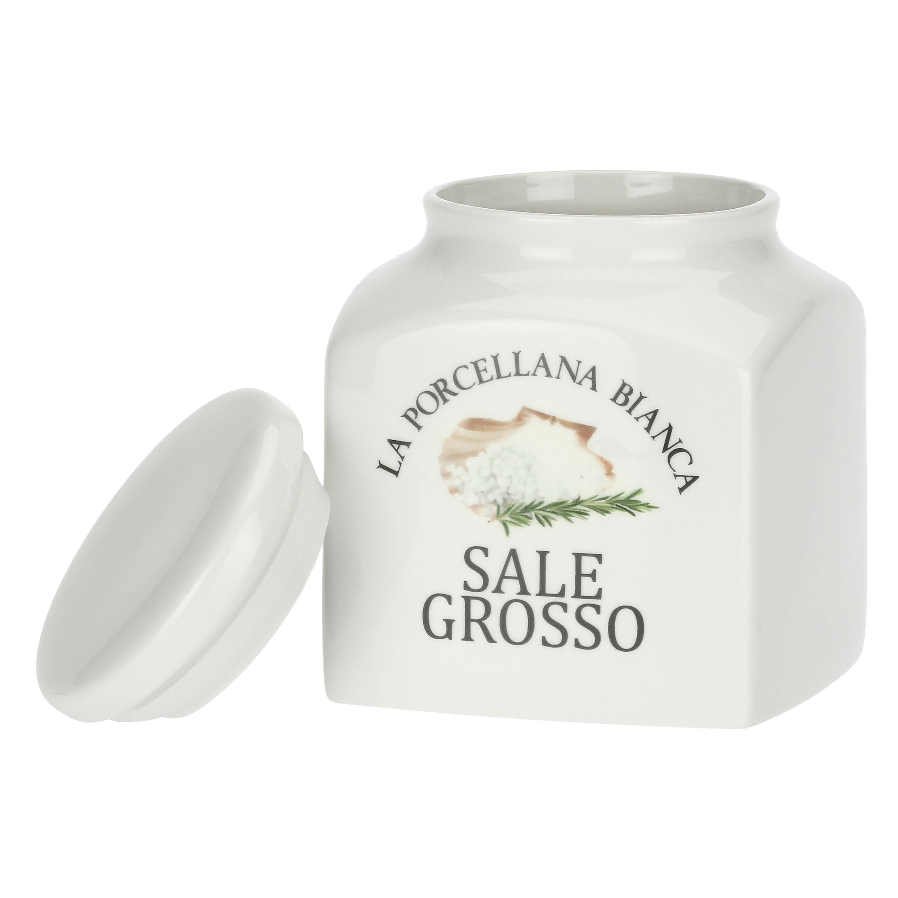Barattolo Sale Grosso, Conserva - Porcellana, 1,1 L