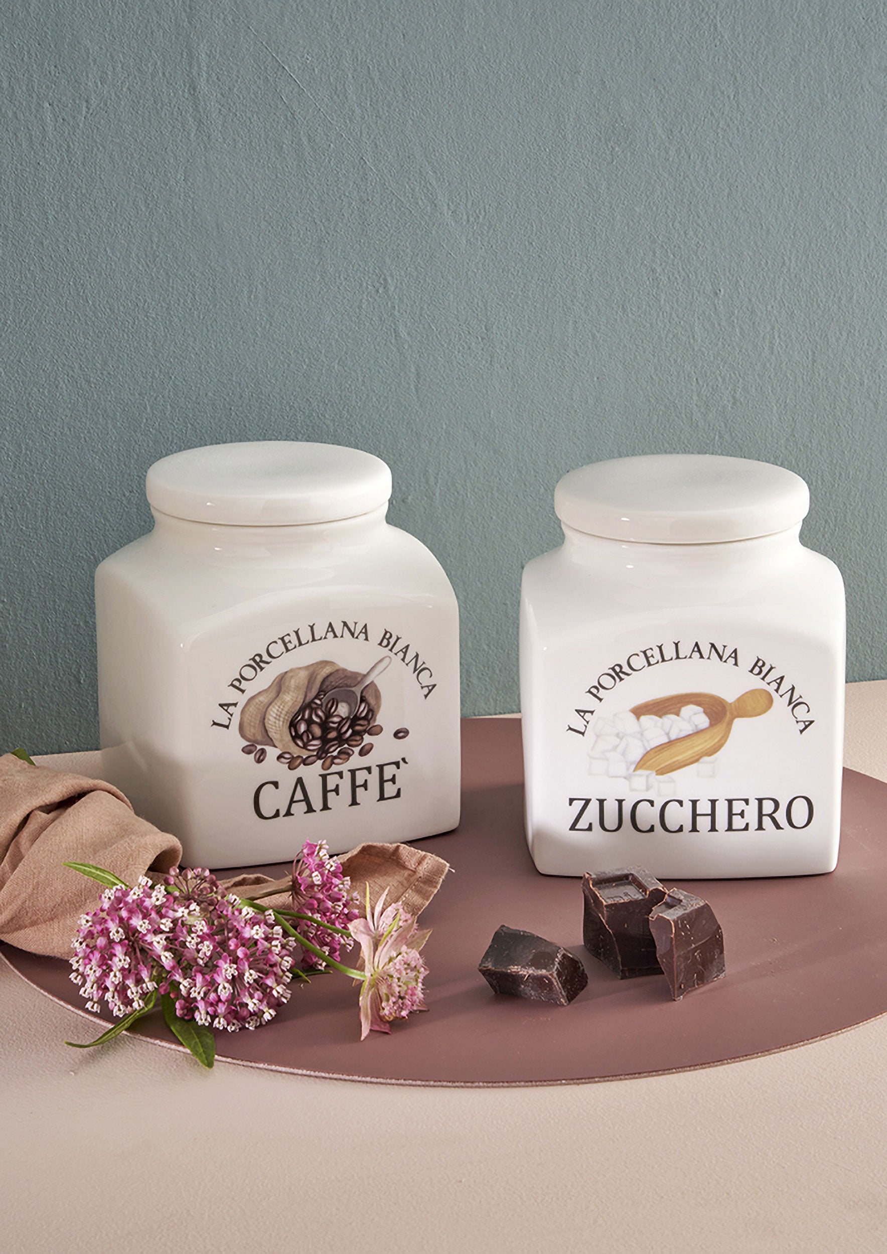 Barattolo Zucchero, Conserva - Porcellana, 1,1 L