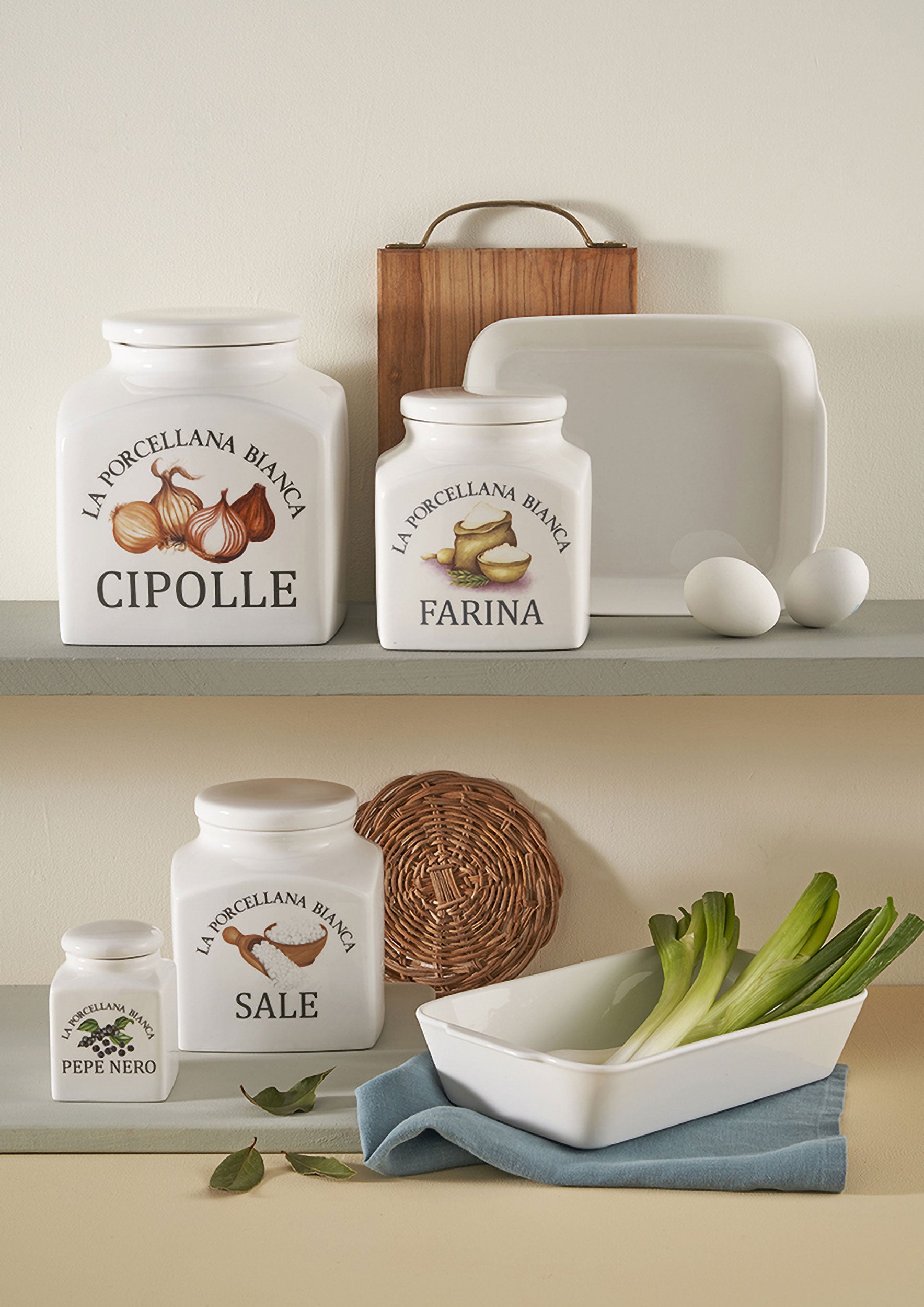 Barattolo Cipolle, Conserva - Porcellana, 3,5 L