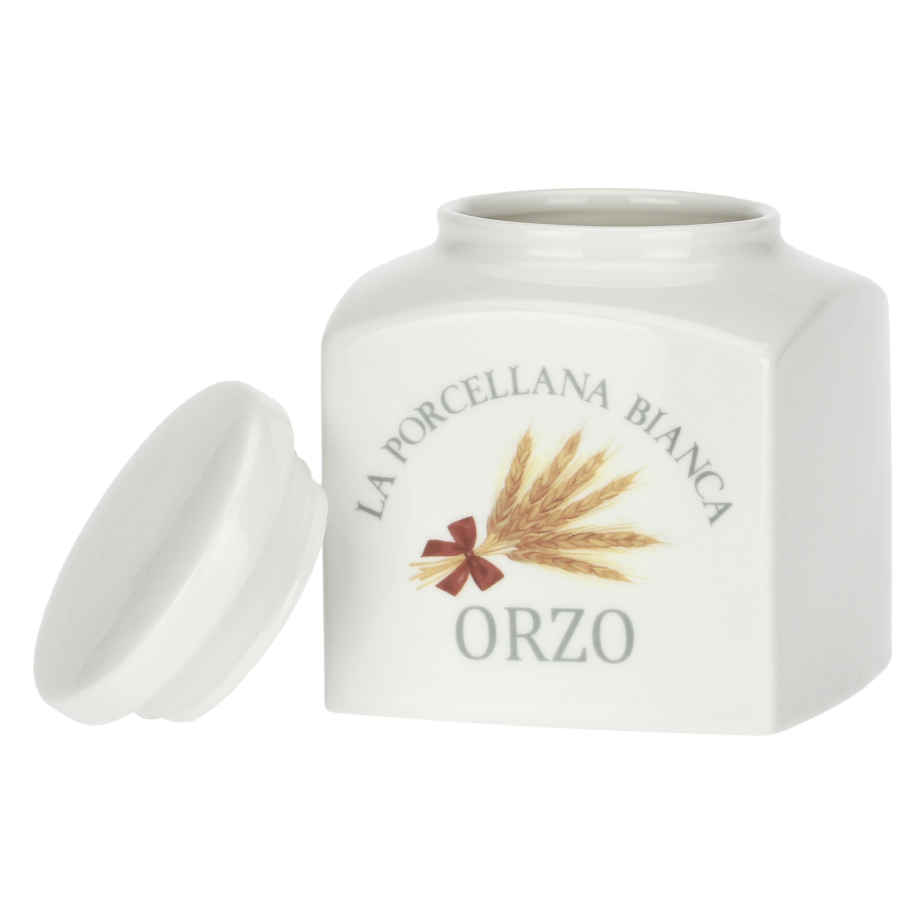 Barattolo Orzo, Conserva - Porcellana, 0,5 L