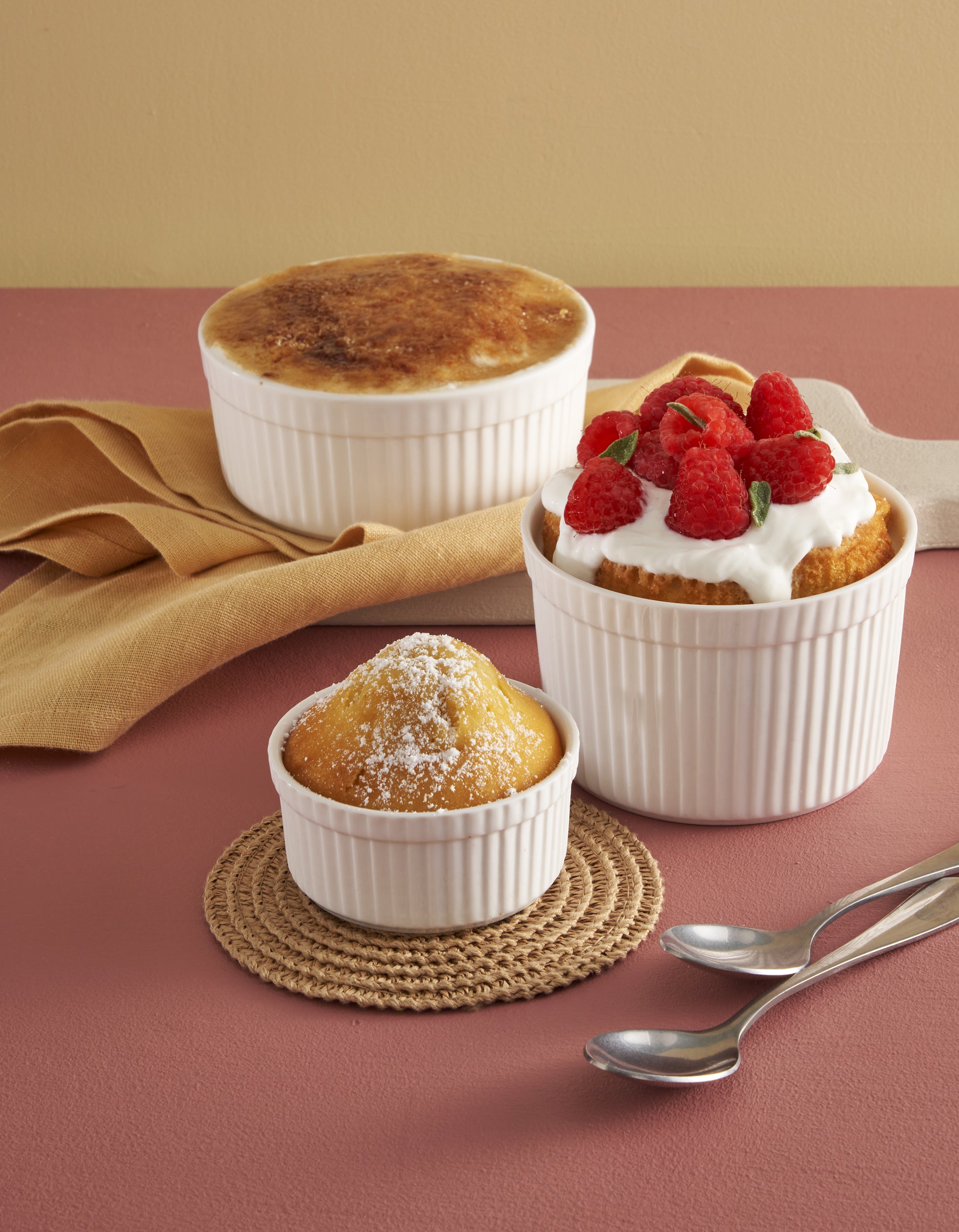 Set da 6, Ramequin, Arezzo - Resina, Ø 6,7 h3 cm