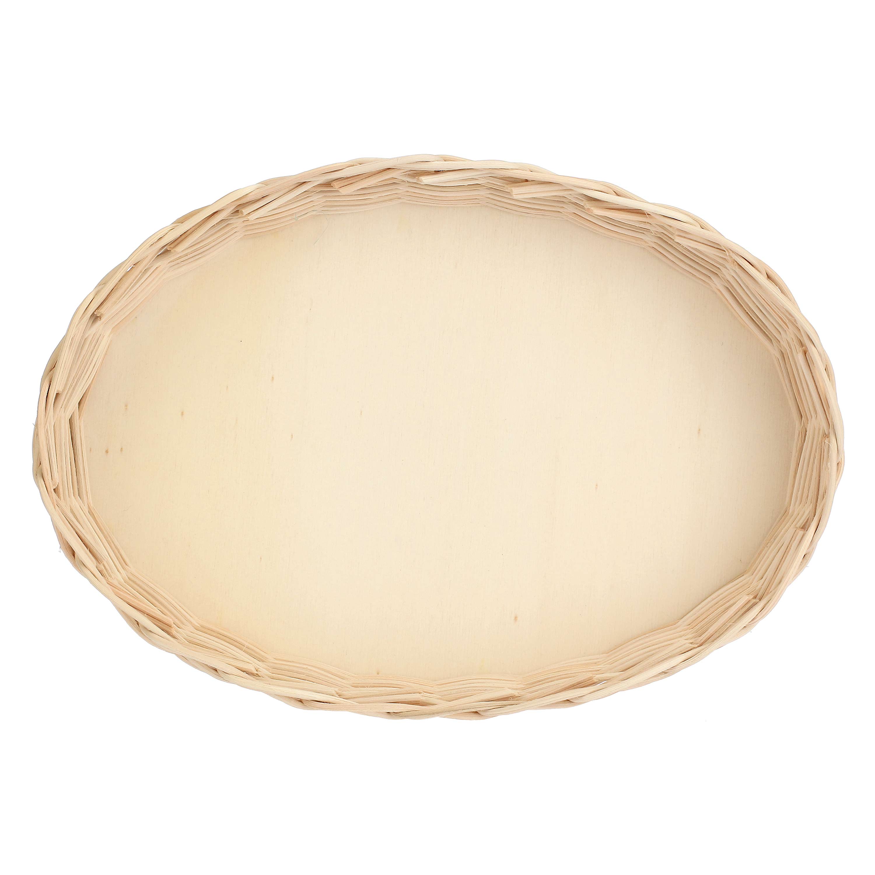 Midollino Per Teglia Ovale - Midollino, 30x20x6,5 cm