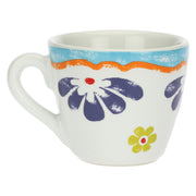 Set da 6, Tazza Caffe' Azzurra, Nador - Gres, Ø 5,5 cm