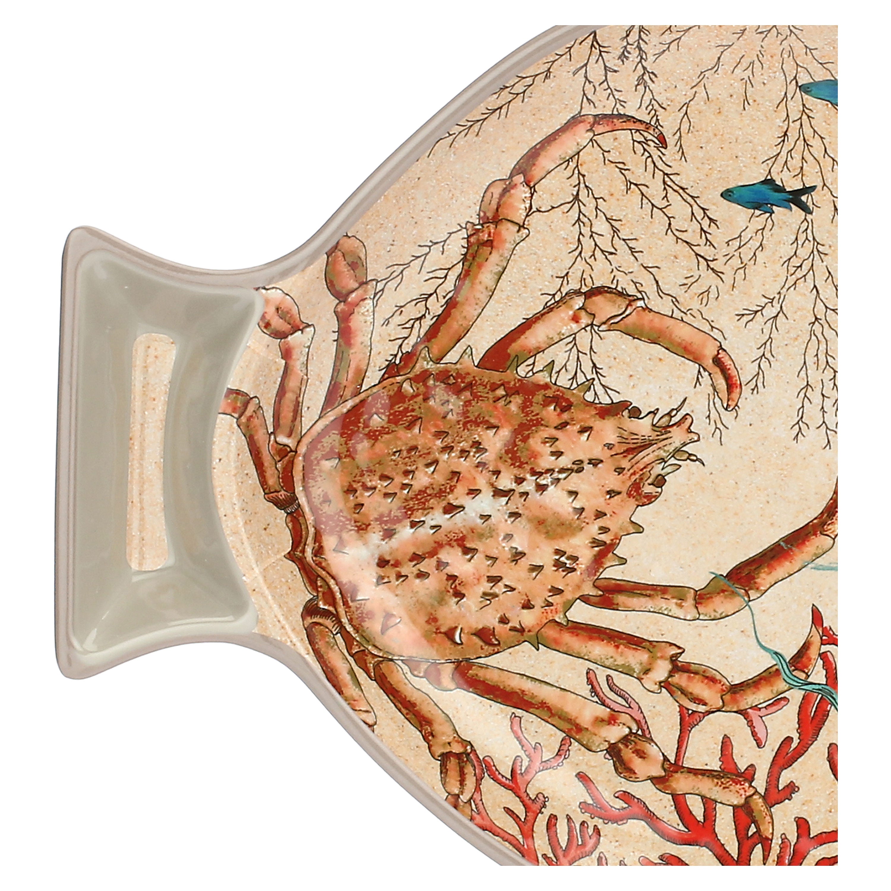 Set da 2, Piatto Pesce, Sea Life - Melamina, 33x23 cm