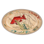 Set da 2, Piatto Fondo Ovale, Sea Life - Melamina, 24x15 cm