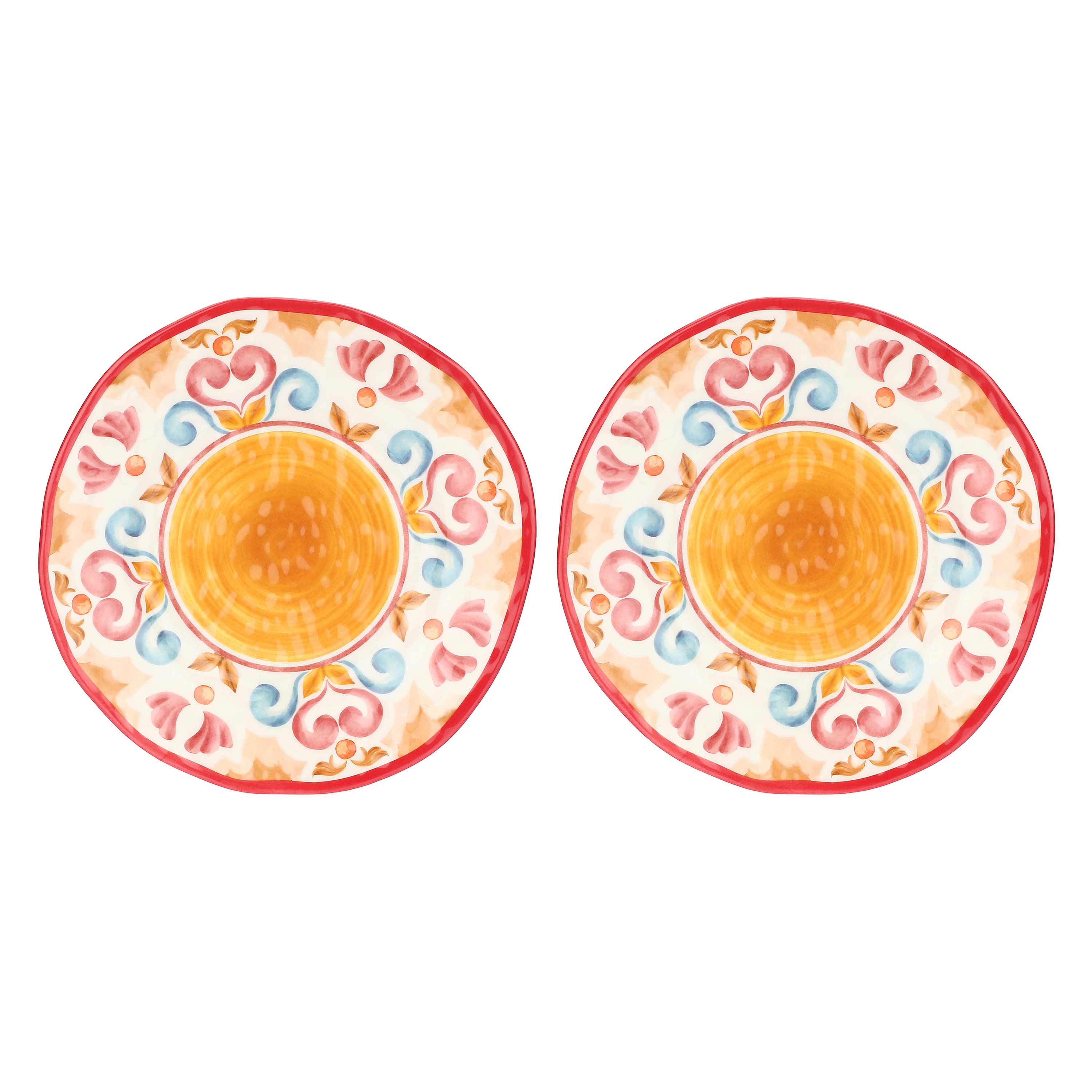 Set da 2, Piatto Frutta, Borgo - Melamina, Ø 21 cm