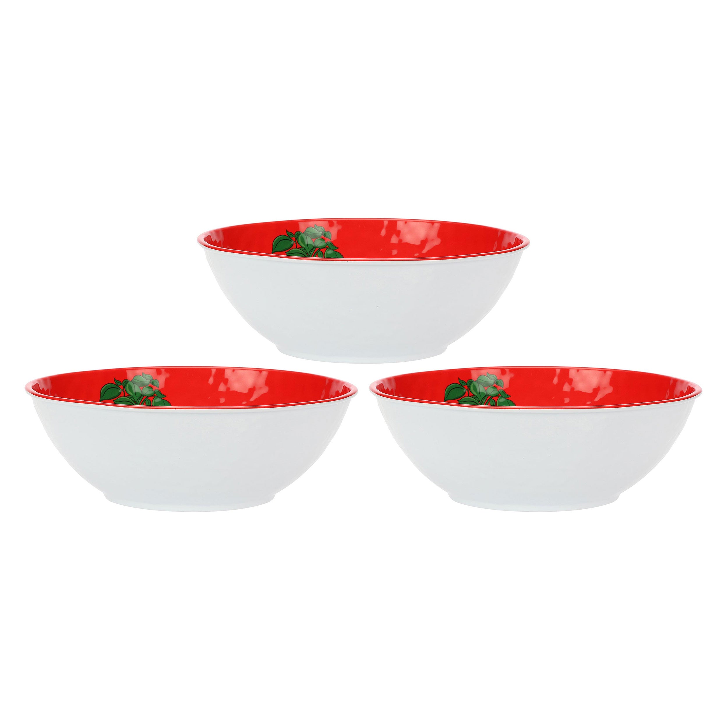 Set of 3, Salad Bowl, Med Land - Melamine, Ø 36 cm