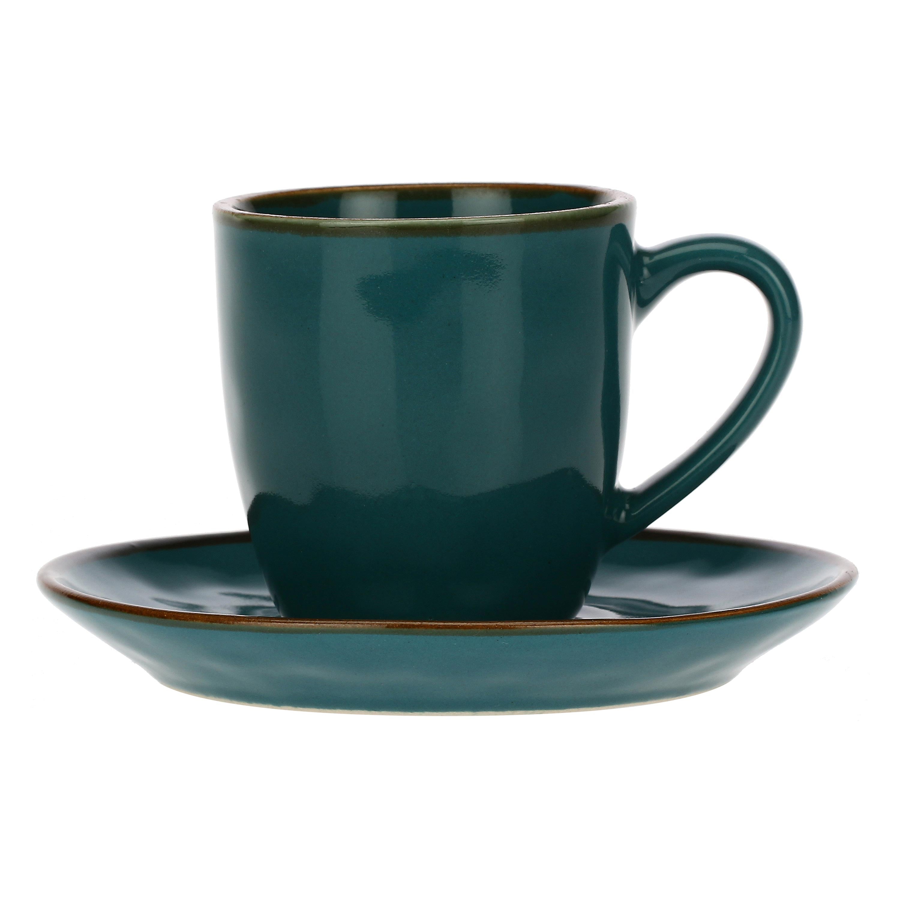 Set da 6 Tazze da caffè con piattino, Concerto - Gres, 90 cc