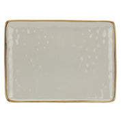 Grigio Perla Vass Rettangolare, Concerto - Gres, 36x26,6 cm