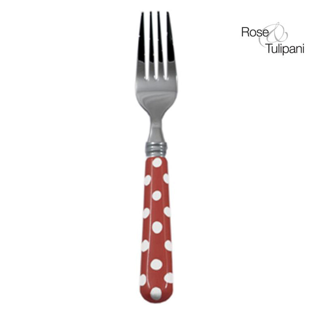 Set of 12, Table Fork, Polka Dot Sun