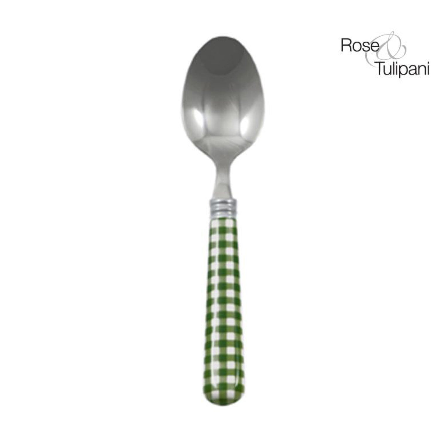 Set da 12, Green Cucchiaio Tavola, Vichy