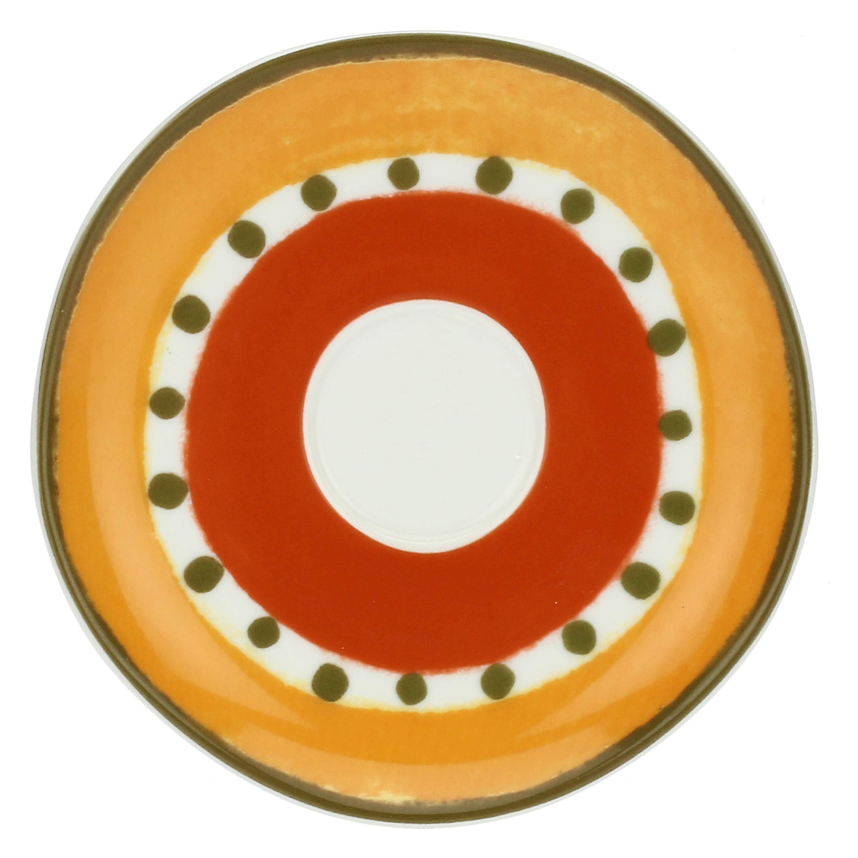 Set da 6, Tazza Caffe con piattino, Cottage - Porcellana