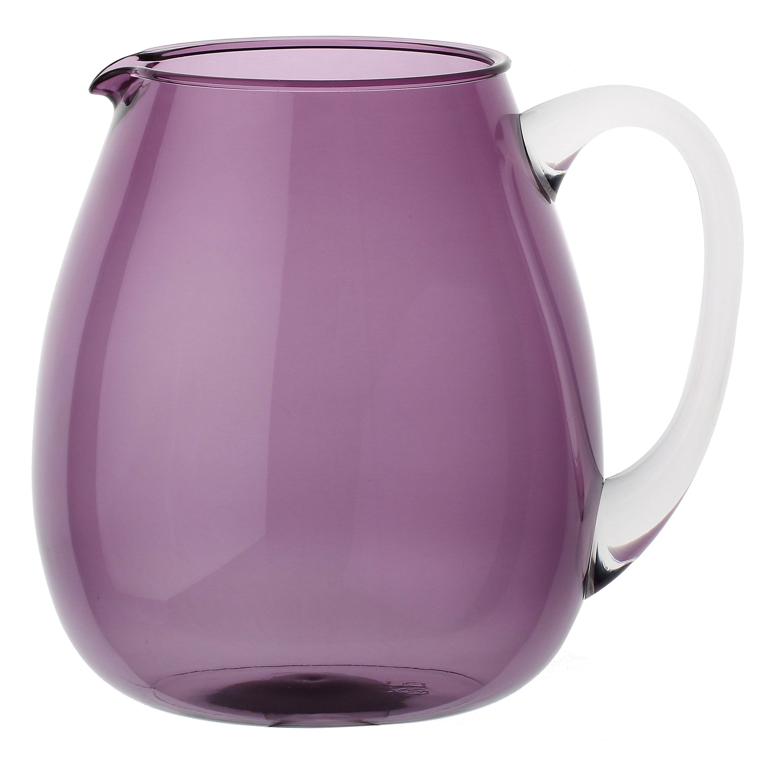Brocca In Acrilico Paisley Rosa 2,5 Qt: Infrangibile, Senza BPA, Con Coperchio E Beccuccio Versatore