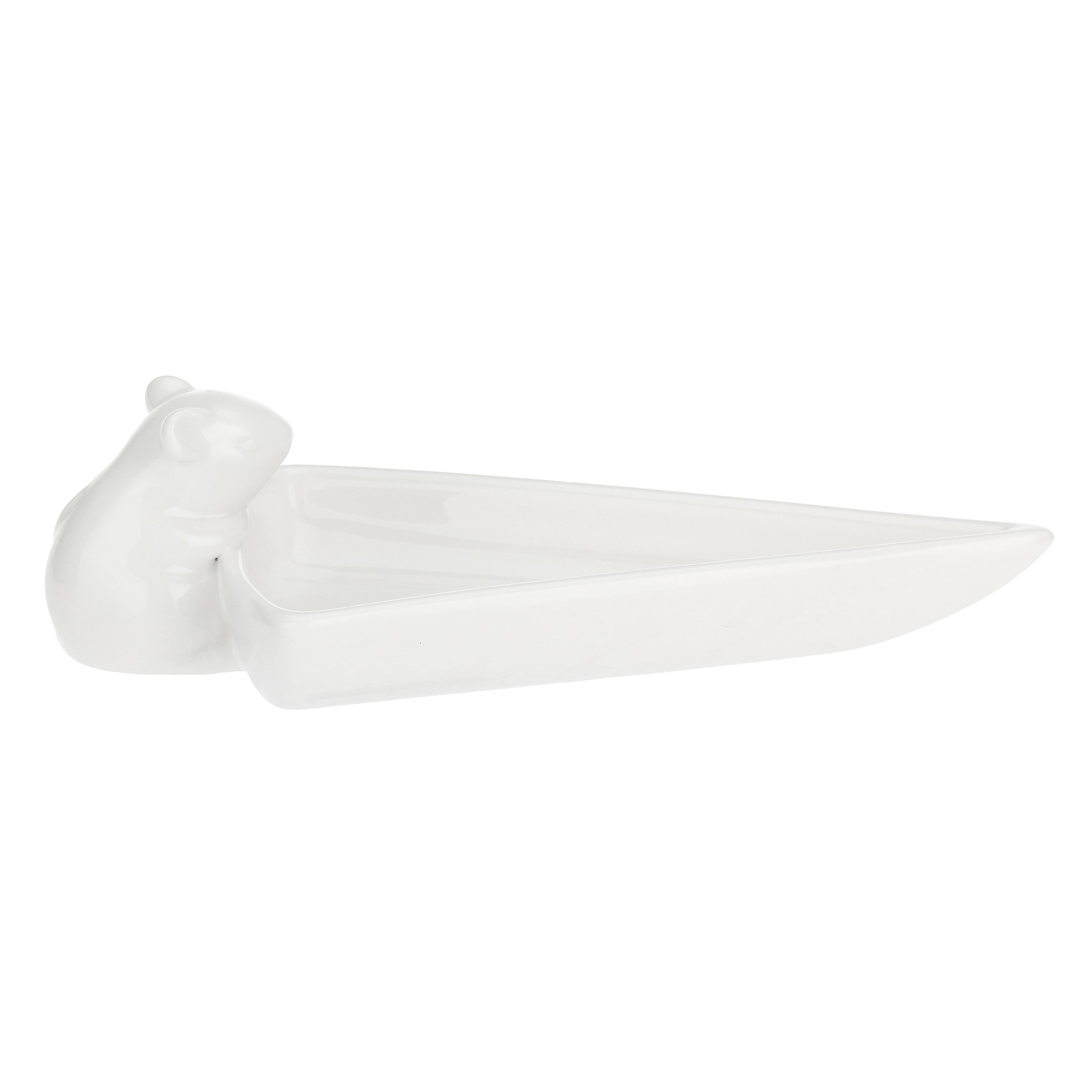 Piatto Servi Formaggio, Fattoria - Porcellana, 20,5x12xh5,5 cm