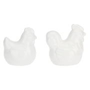 Set Sale E Pepe Gallo Gallina, Fattoria - Porcellana, 5xh8 cm