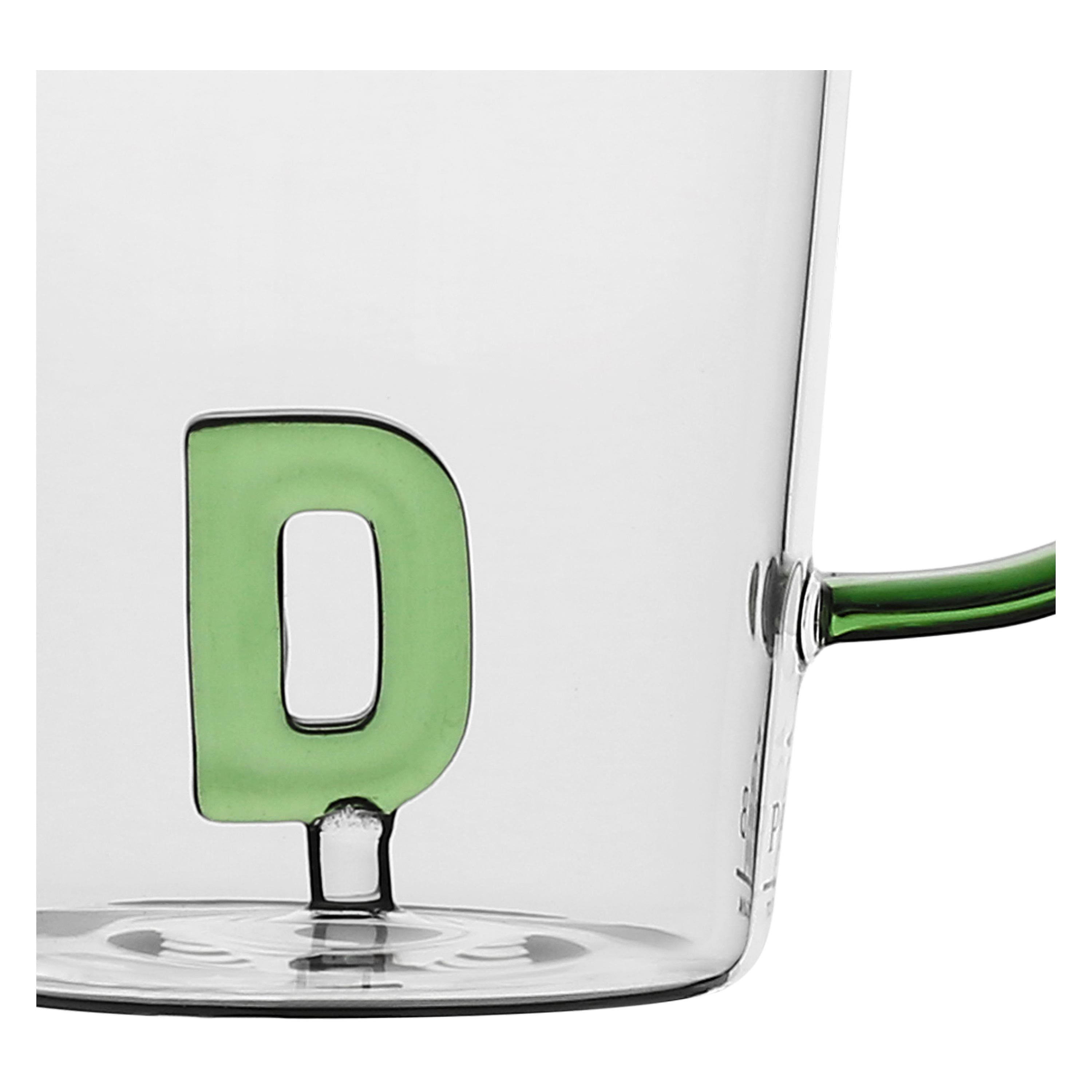 Set da 3, Tazza Borosilicato D, Allalettera - Vetro borosilicato, 440 cc