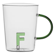 Set da 3, Tazza Borosilicato F, Allalettera - Vetro borosilicato, 440 cc