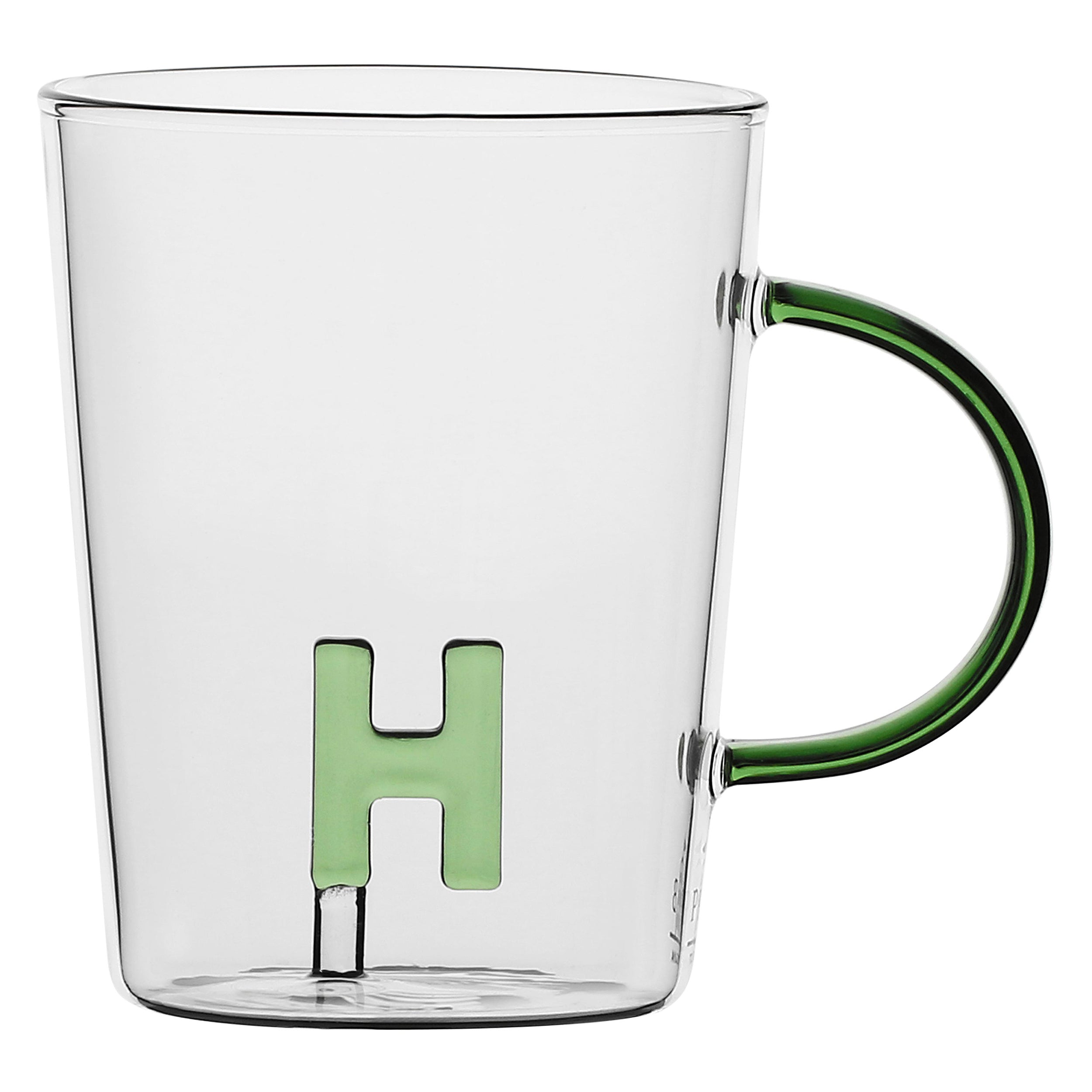 Set da 3, Tazza Borosilicato H, Allalettera - Vetro borosilicato, 440 cc