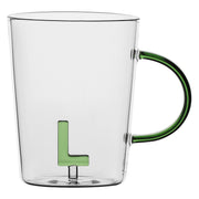 Set da 3, Tazza Borosilicato L, Allalettera - Vetro borosilicato, 440 cc
