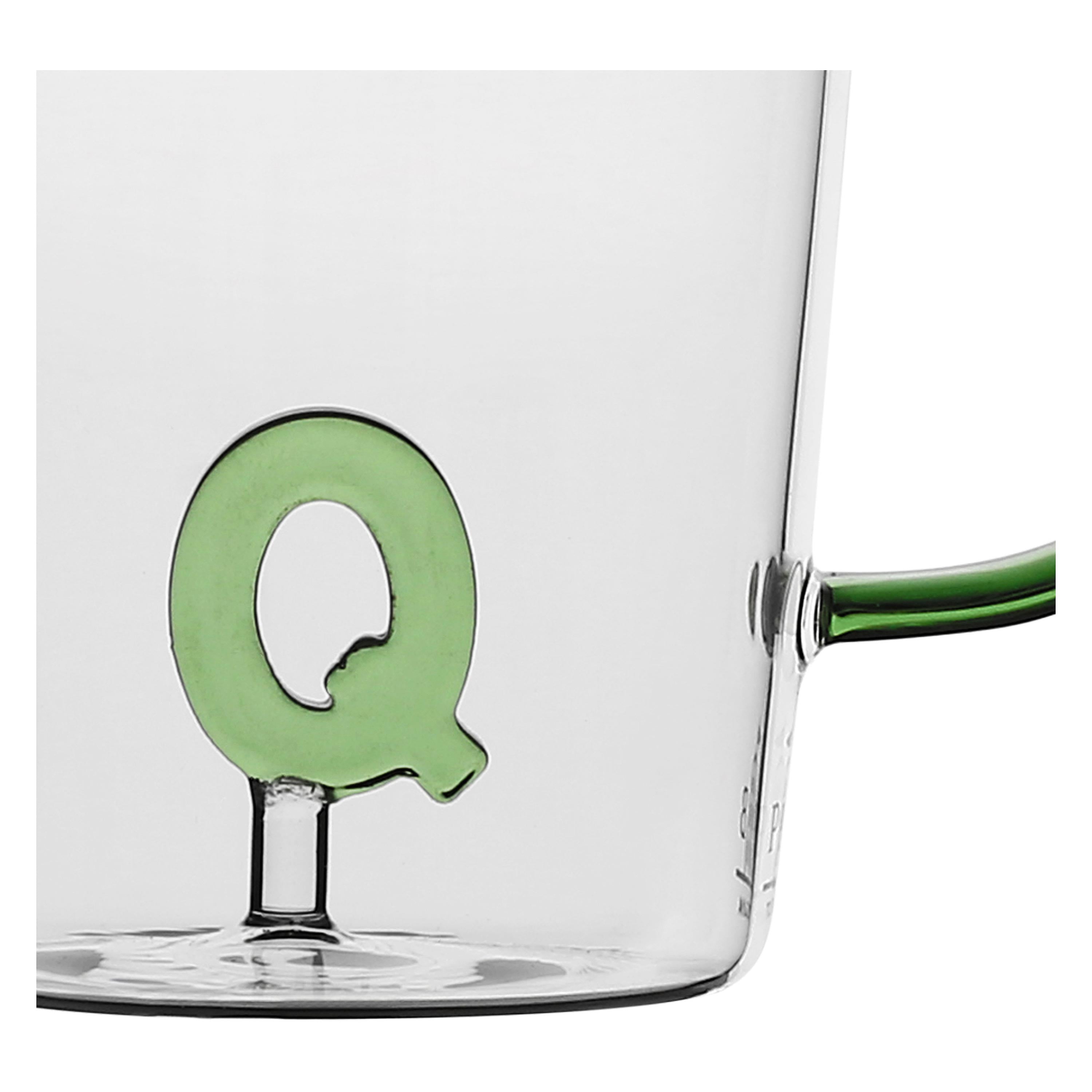 Set da 3, Tazza Borosilicato Q, Allalettera - Vetro borosilicato, 440 cc