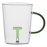 Set da 3, Tazza Borosilicato T, Allalettera - Vetro borosilicato, 440 cc