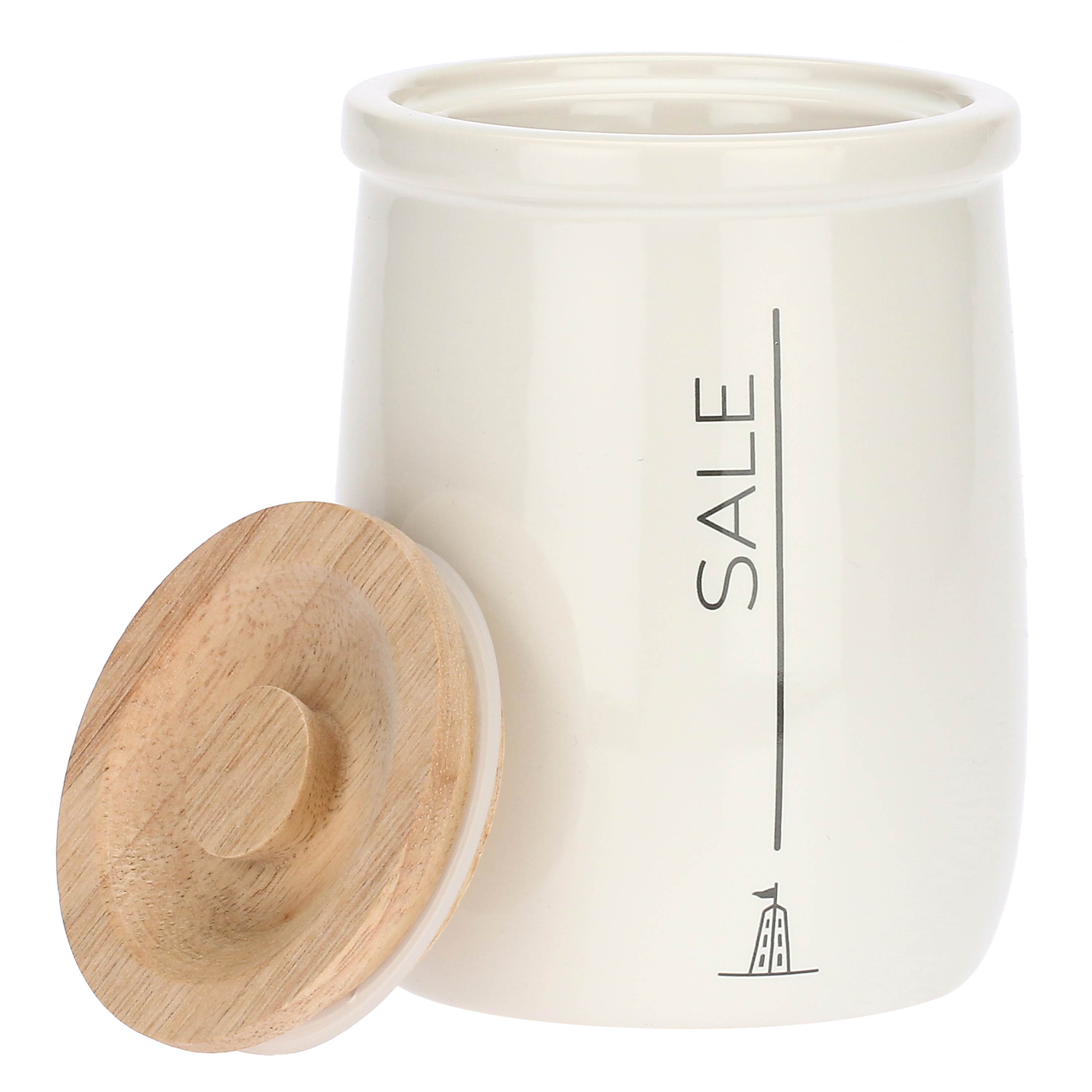 Set da 4, Barattolo Sale Grosso, Gli Onesti - Gres, 0,8 l