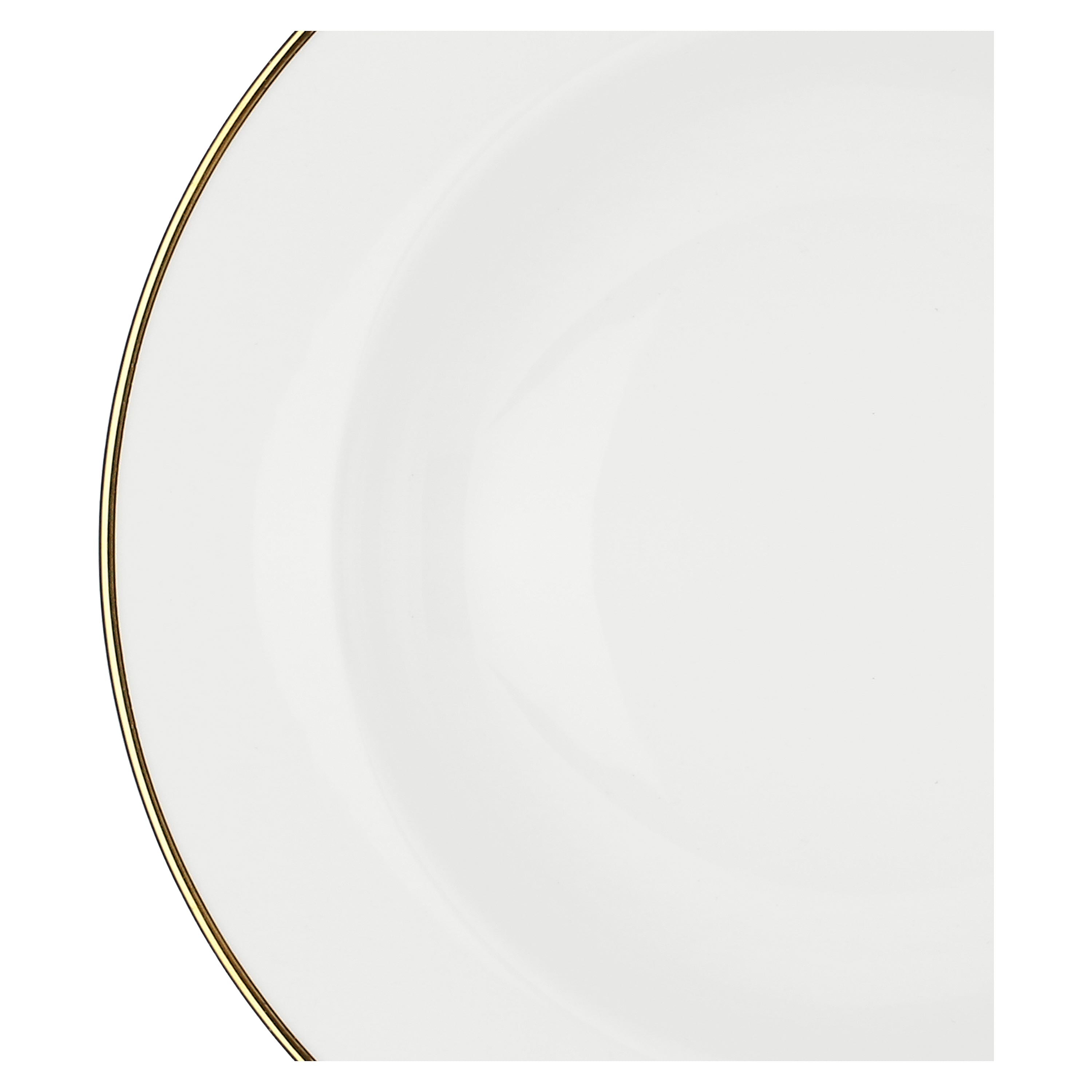 Set da 6, Piatto Fondo Falda, Maesta' - Porcellana, 23 cm