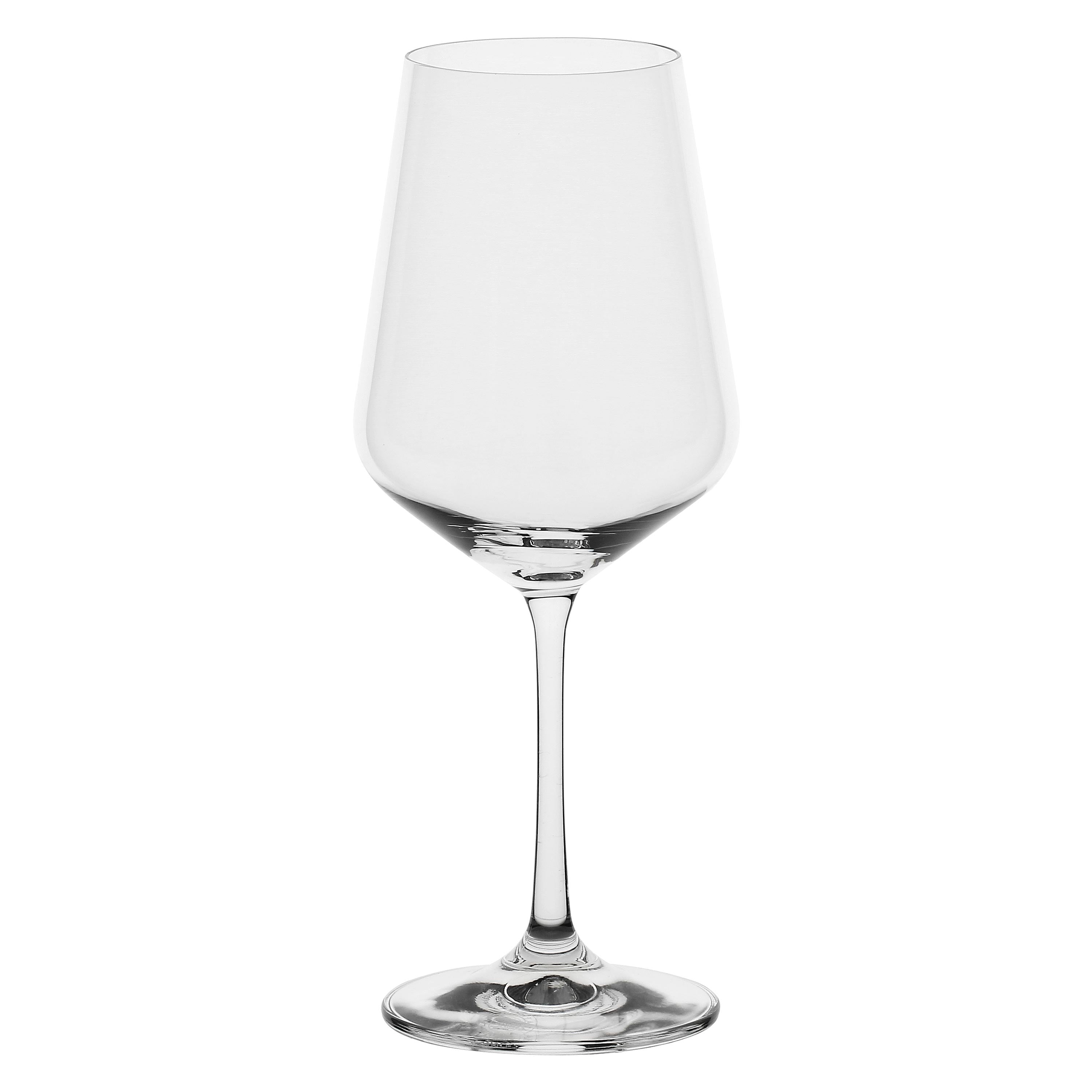 Set of 6, Red Wine Glass, Riserva - Glass, 400 ml – Thun Casa