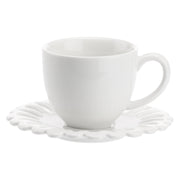 Tazza Caffè con piattino Traforato, Giulietta - Porcellana, 100 ml