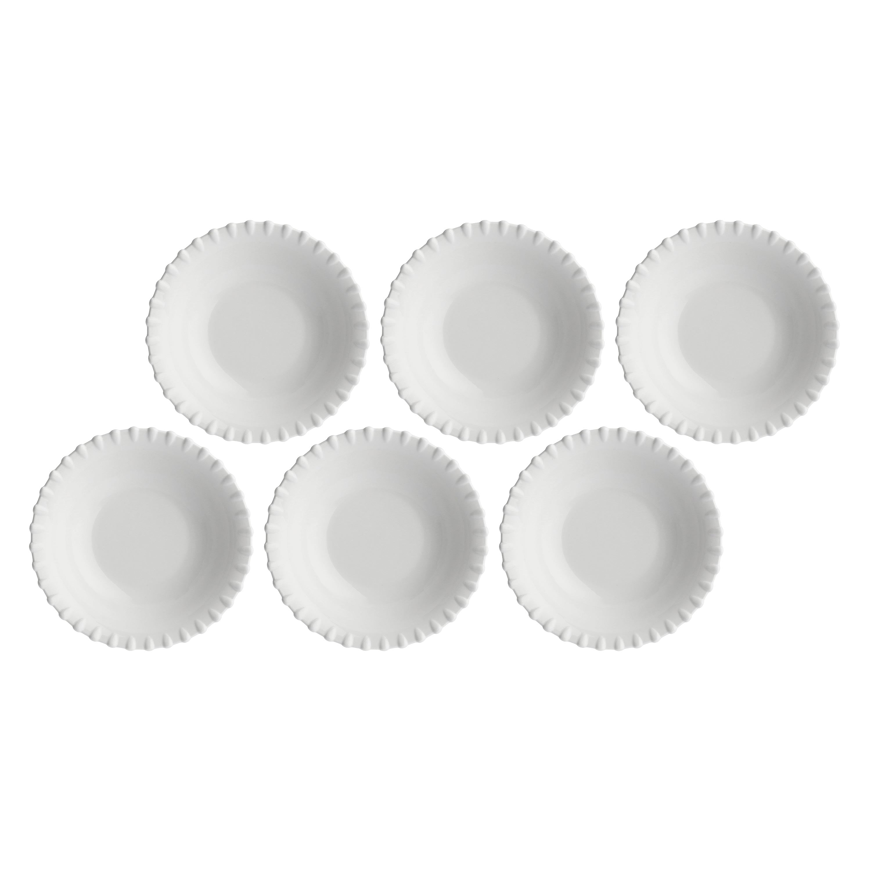 Set da 6, Piatto Fondo, Romeo - Porcellana, 21 cm
