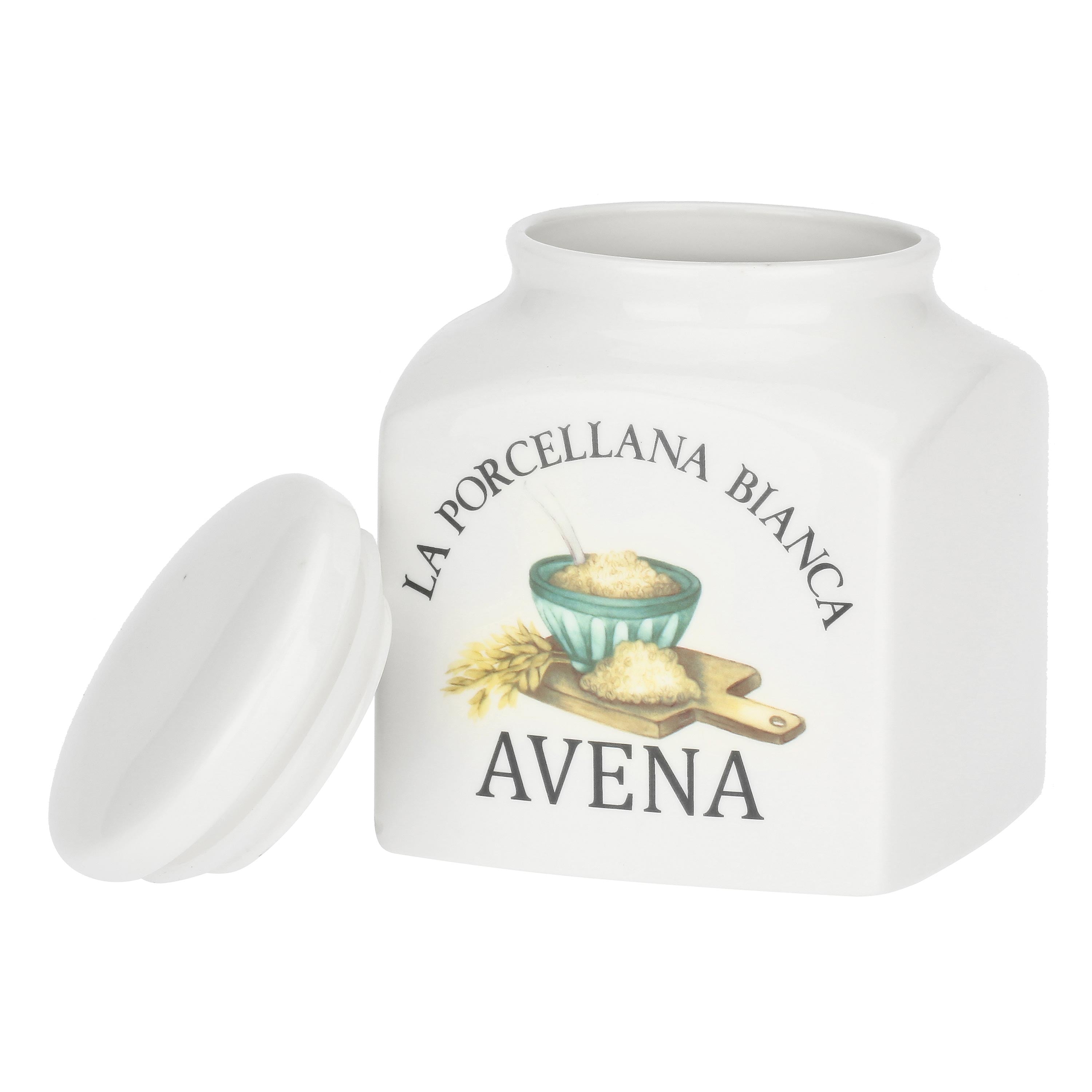 Barattolo Fiocchi Avena, Conserva - Porcellana, 1,1 l