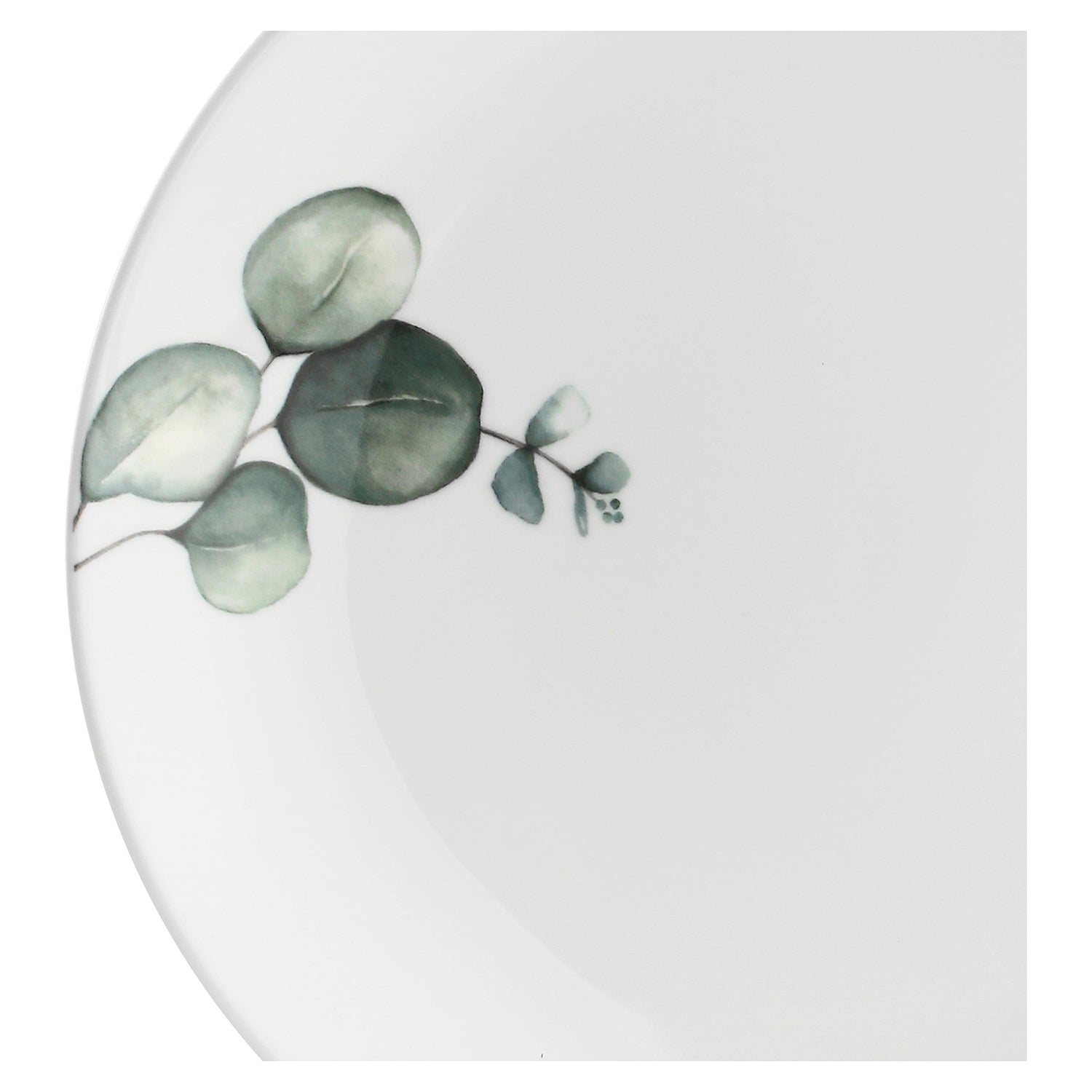 Set da 6, Piatto Piano, Sempreverde - Porcellana, ⌀ 28 cm