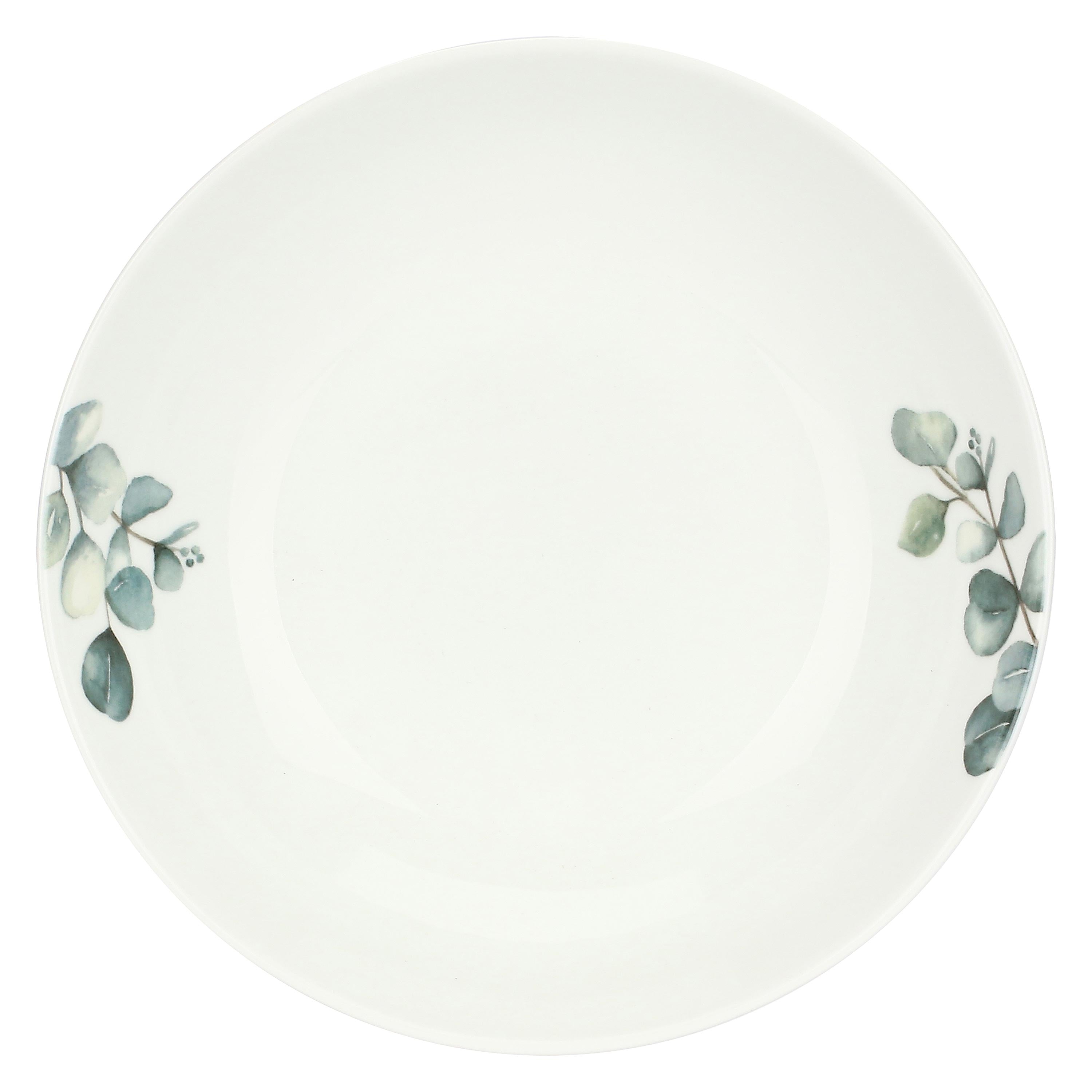 Set da 6, Piatto Fondo, Sempreverde - Porcellana, ⌀ 20 cm