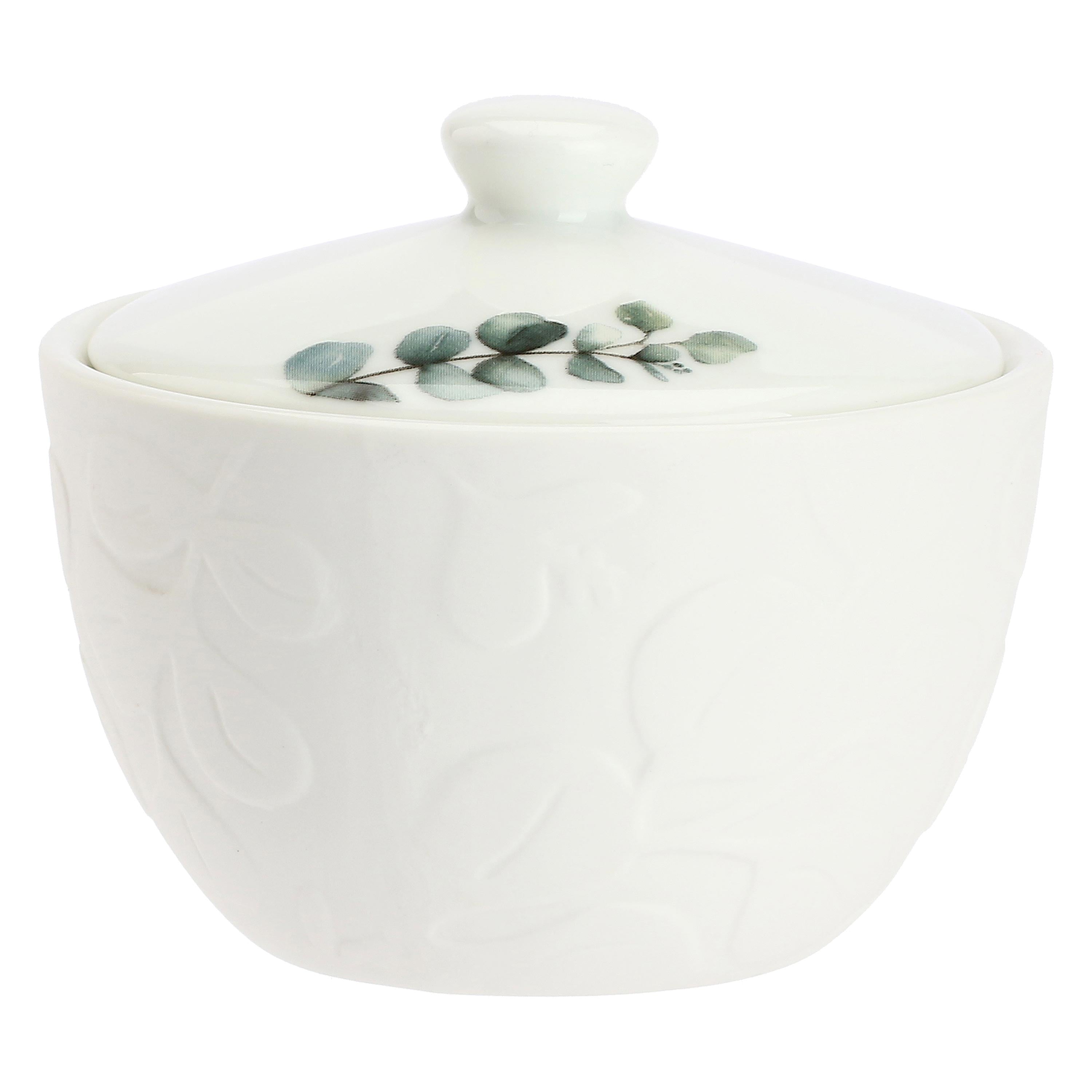 Zuccheriera Rilievo, Sempreverde - Porcellana, 240 ml