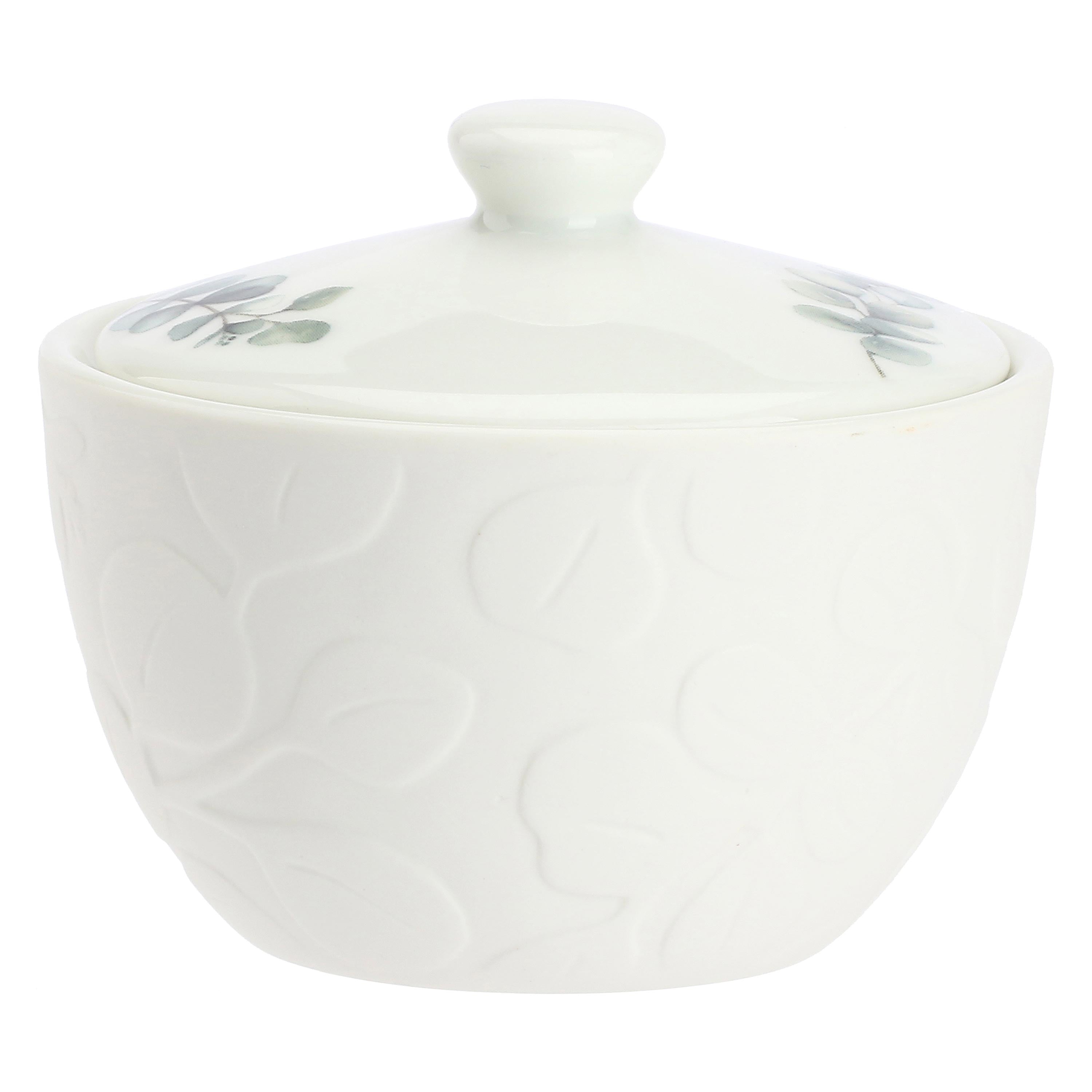 Zuccheriera Rilievo, Sempreverde - Porcellana, 240 ml
