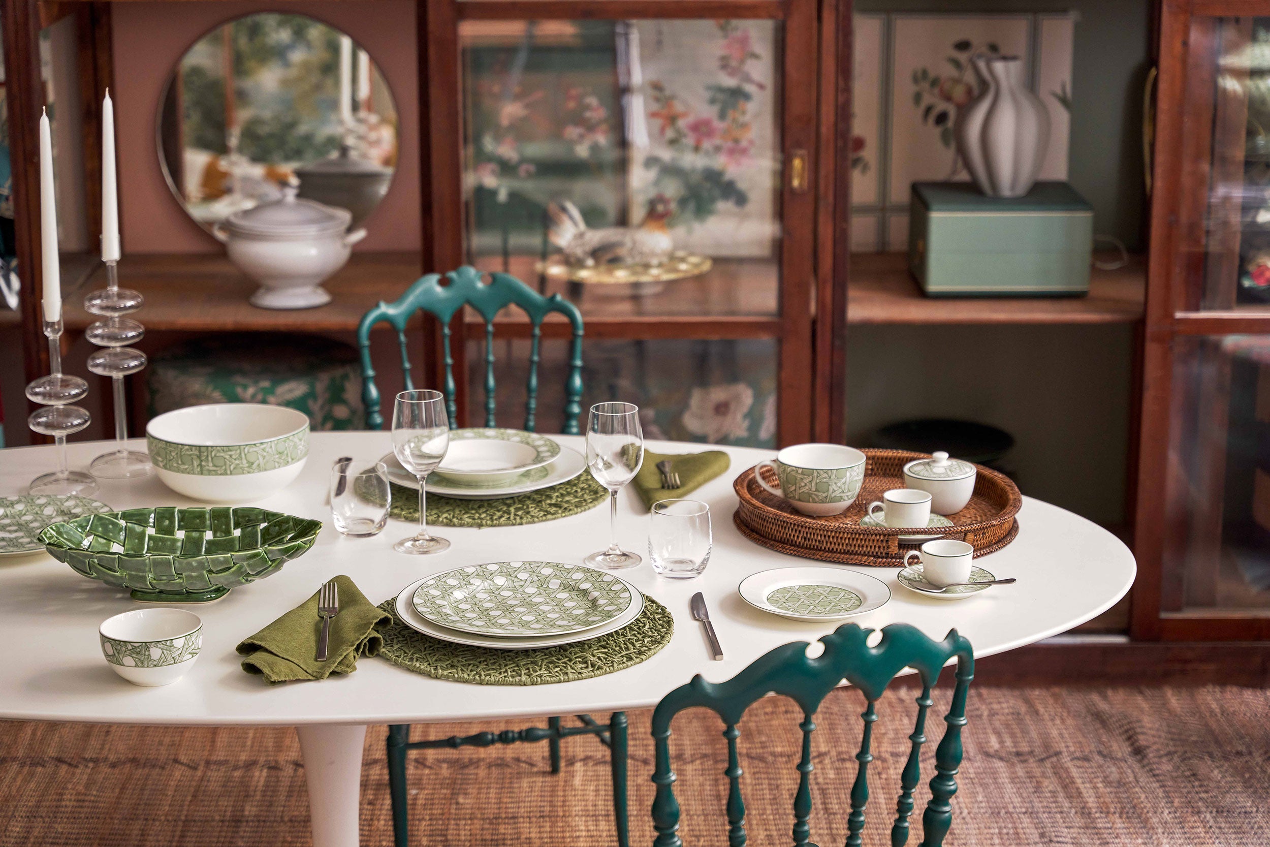 Set da 6, Piatto Frutta, Intrigo - Porcellana, Ø 19,5 cm