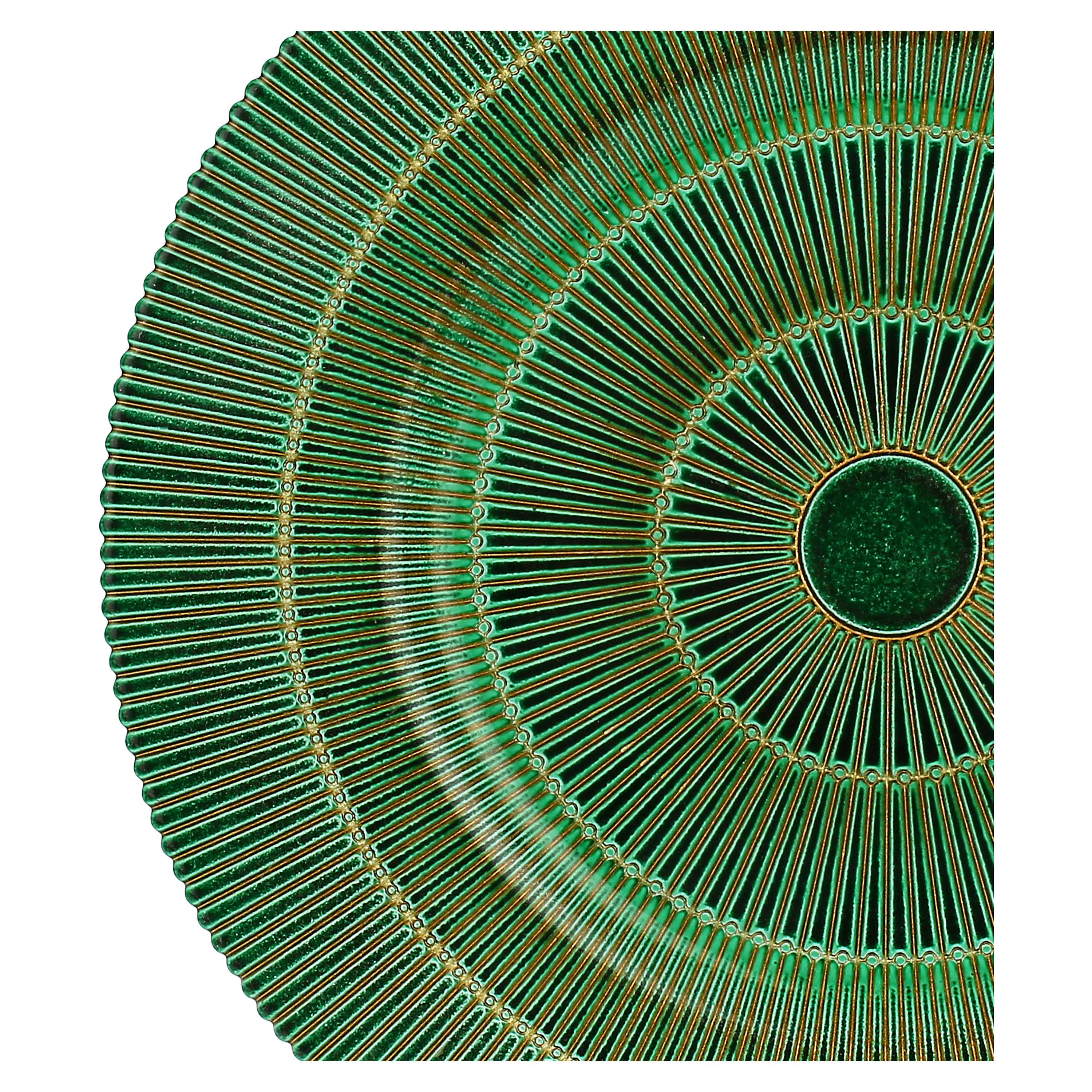 Piatto Tondo Vetro, Botanio - Vetro, ⌀ 33 cm