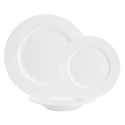 Set Tazza caffè con piattino, Reale - New Bone China, Piatto Piano Ø27 cm; Piatto Fondo Ø22 cm; Piatto Frutta Ø20 cm