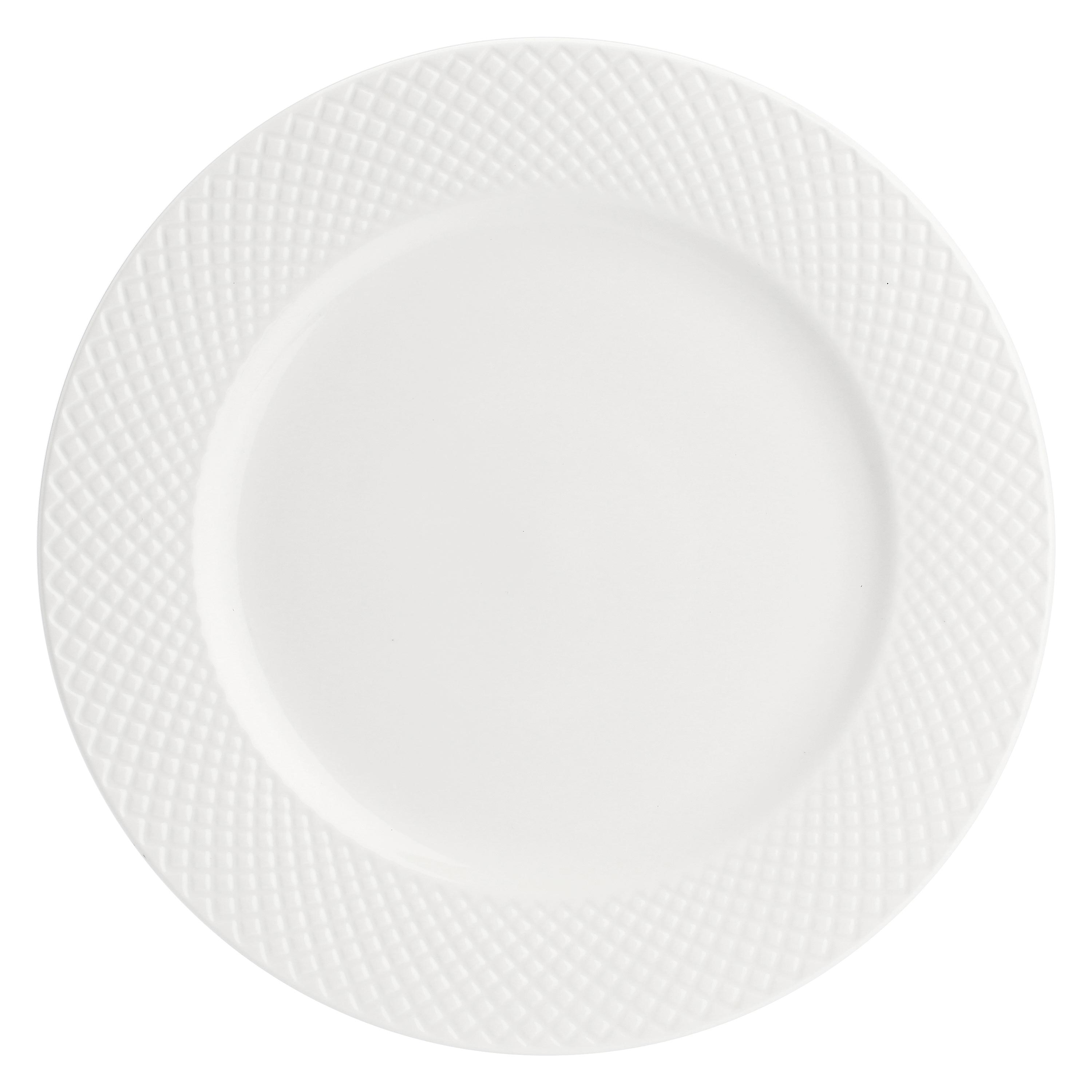 Set Tazza caffè con piattino, Reale - New Bone China, Piatto Piano Ø27 cm; Piatto Fondo Ø22 cm; Piatto Frutta Ø20 cm