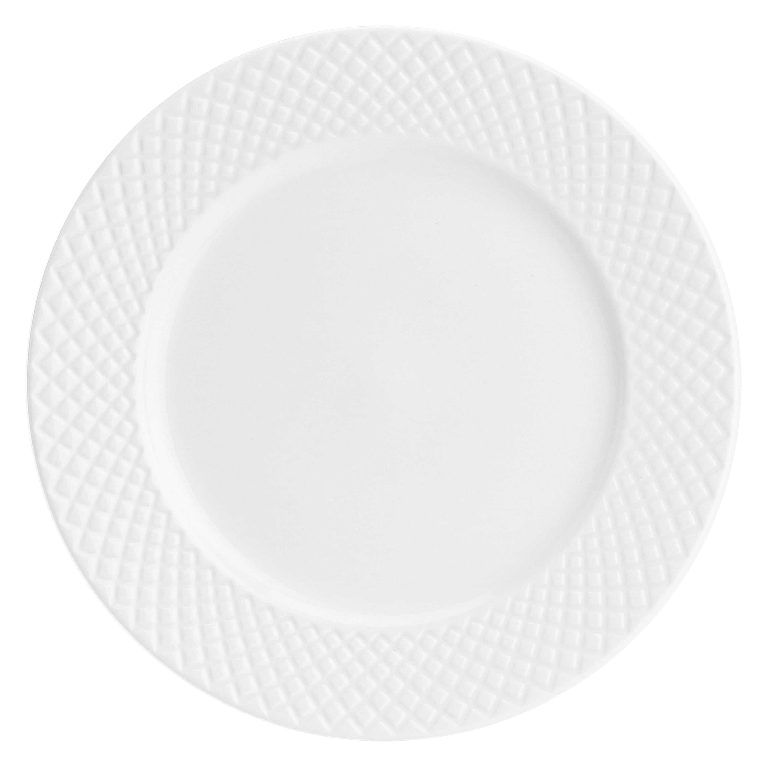 Set Tazza caffè con piattino, Reale - New Bone China, Piatto Piano Ø27 cm; Piatto Fondo Ø22 cm; Piatto Frutta Ø20 cm