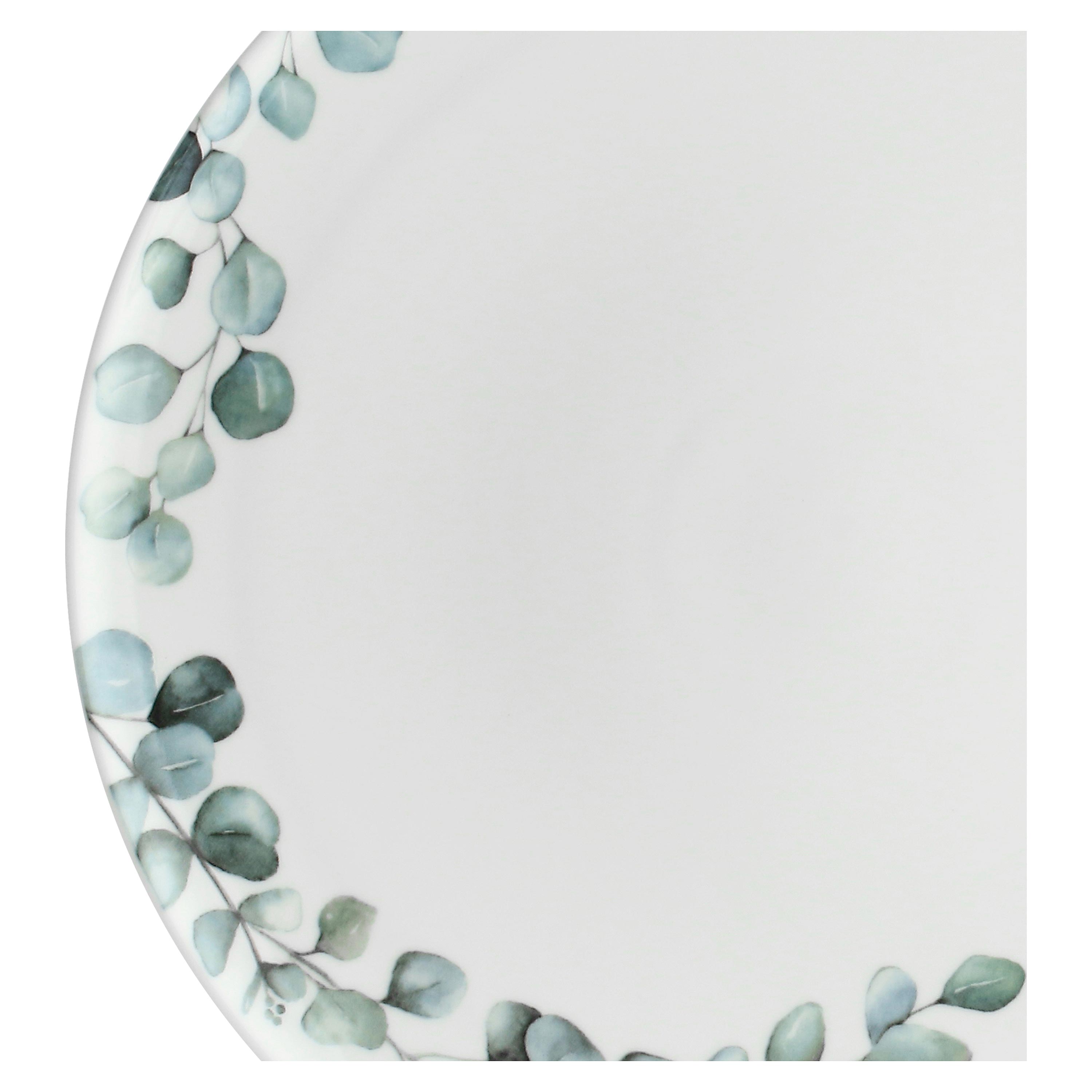 Round Plate, Evergreen - Porcelain, 32cm