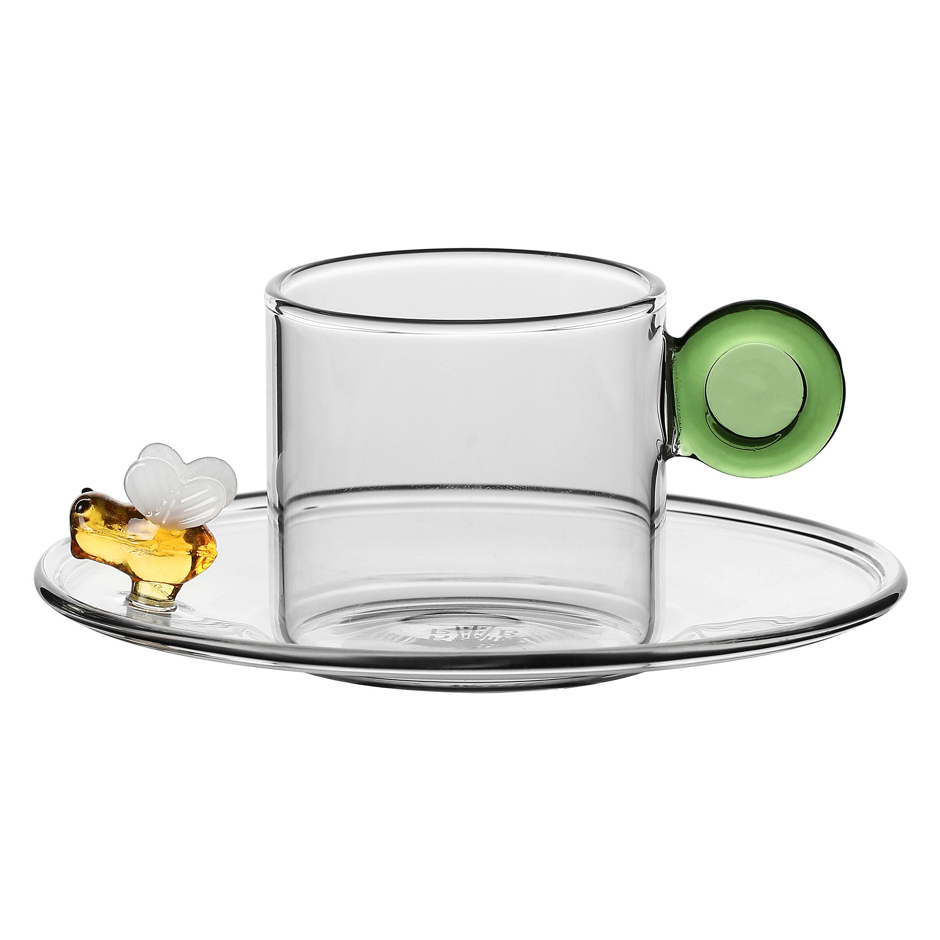 Set da 2,Tazzine, Apiflora - Borosilicato, 80 ml