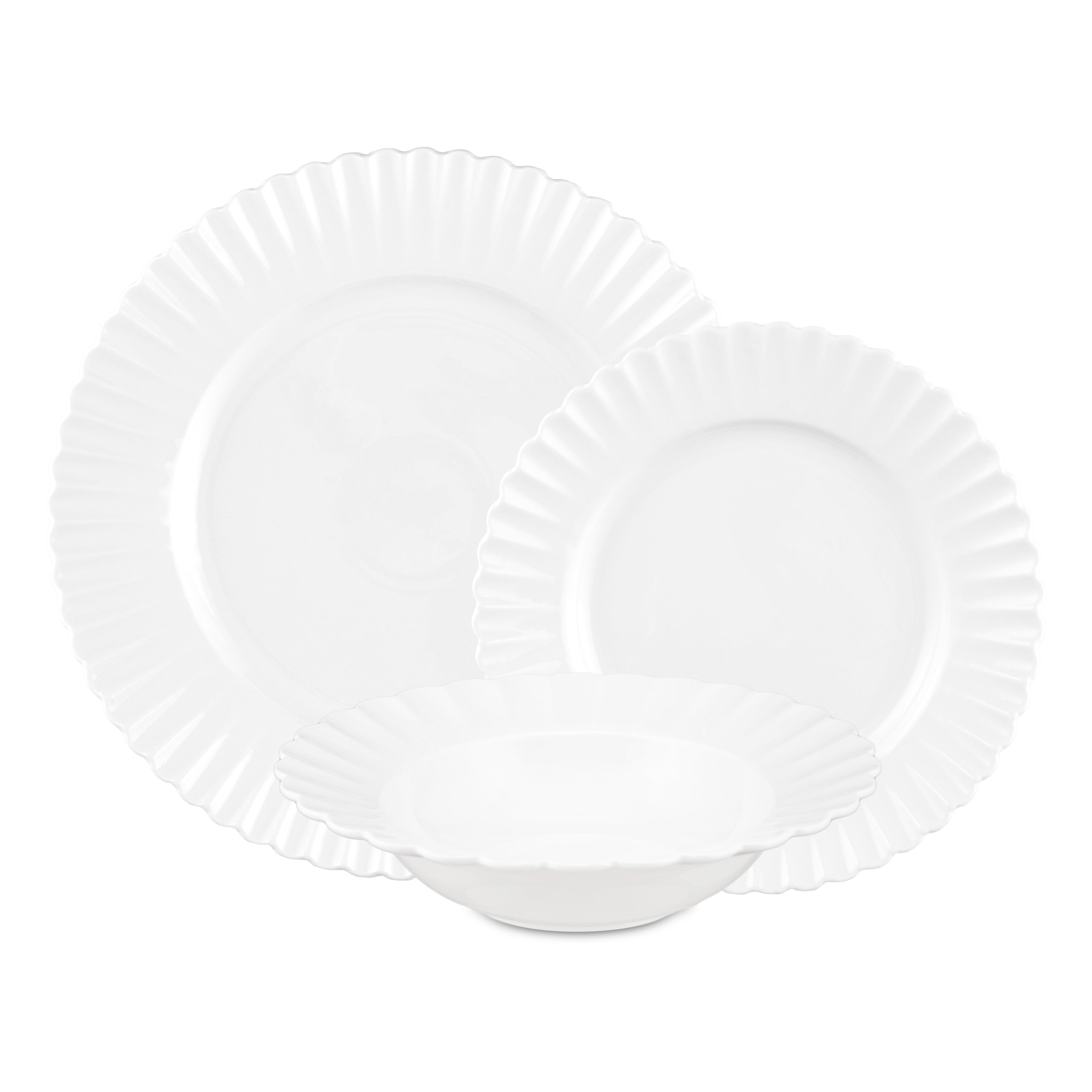 Set da 6 - Bellavista Piatto Frutta - Porcellana,Ø 20 cm