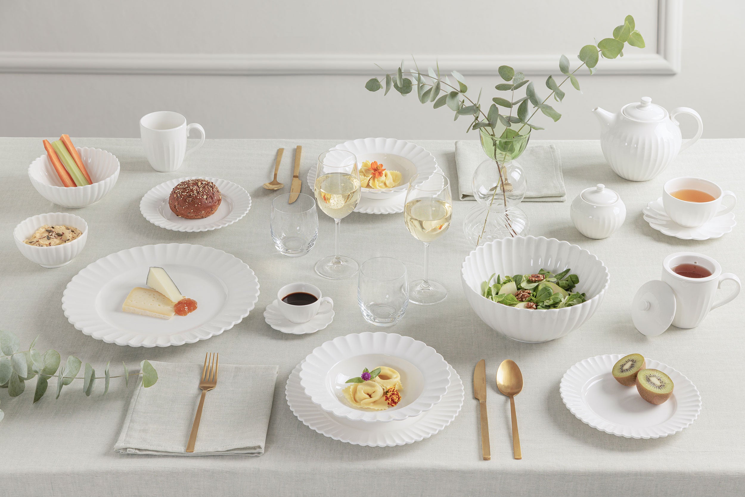 Set da 6 - Bellavista Ciotola - Porcellana,Ø 12 cm